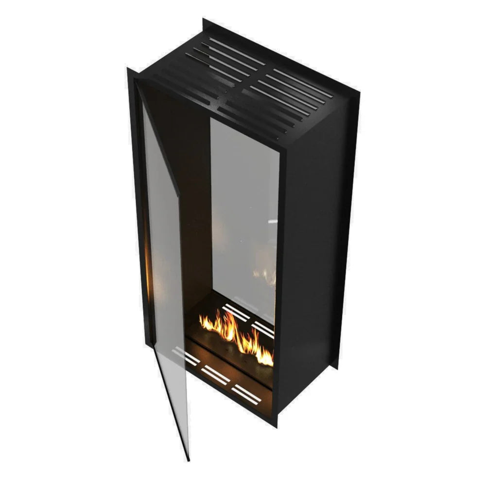 Fame Vertical Doorkijkhaard Met Volle Glas 100 x 140 cm