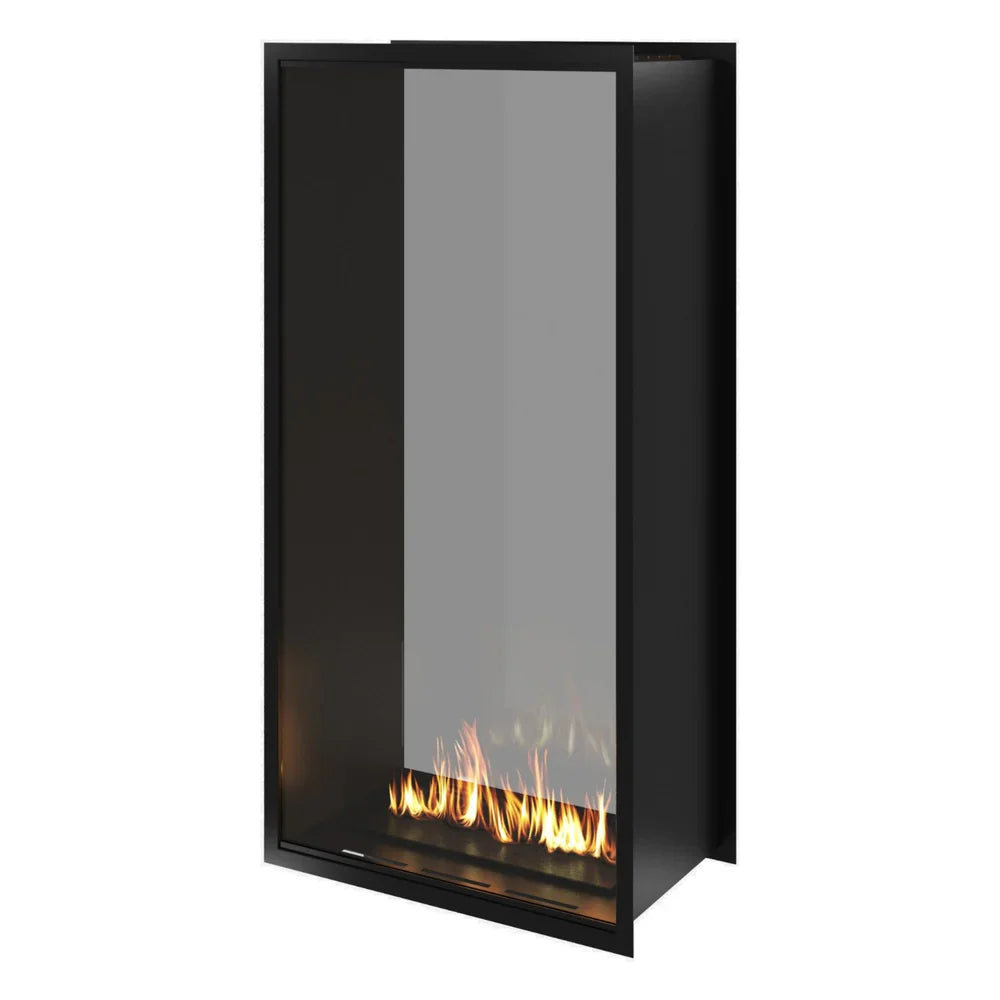 Fame Vertical Doorkijkhaard Met Volle Glas 100 x 200 cm