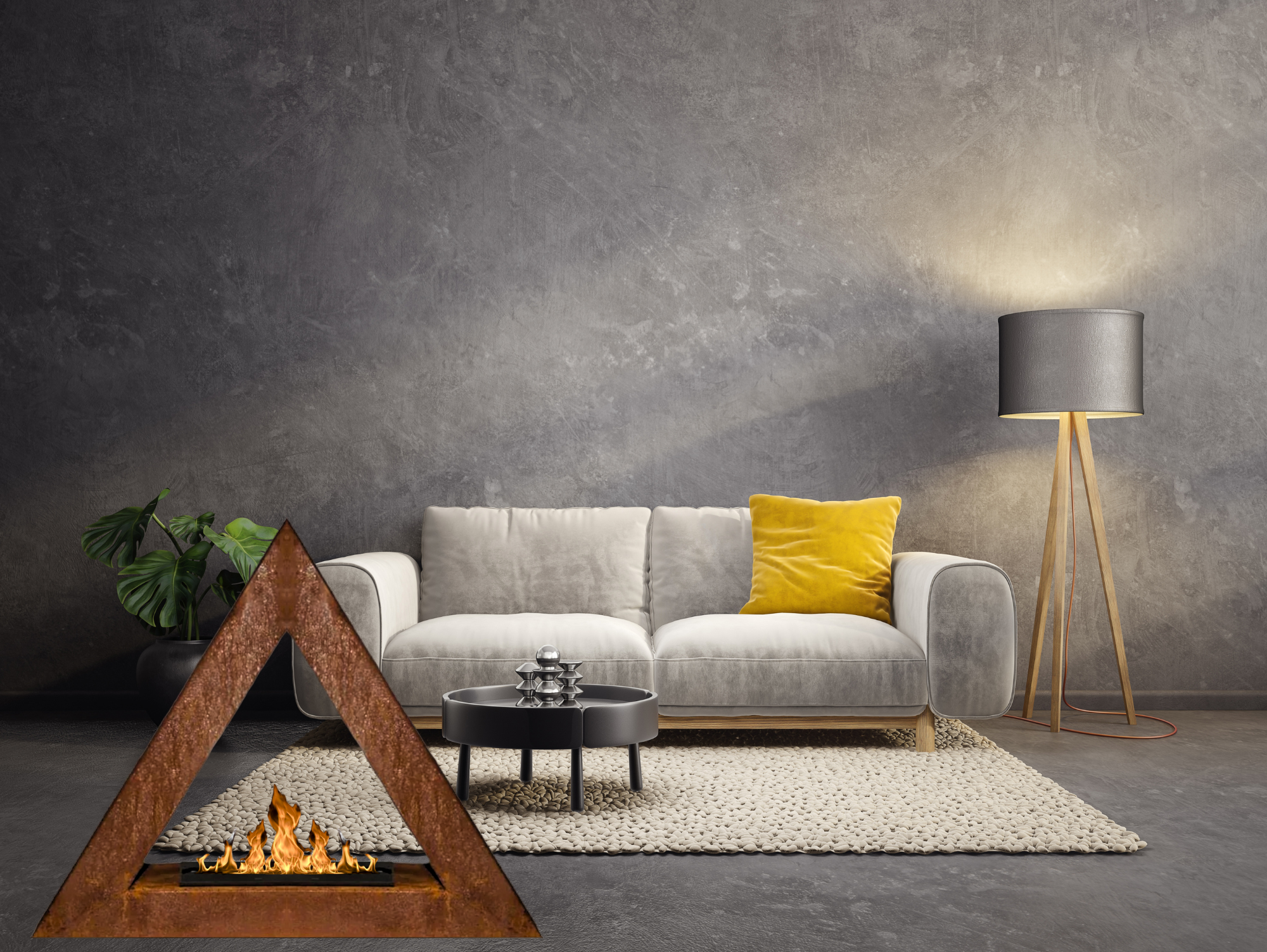 Ararat R Bio Ethanol Vrijstaand Haard 90 CM