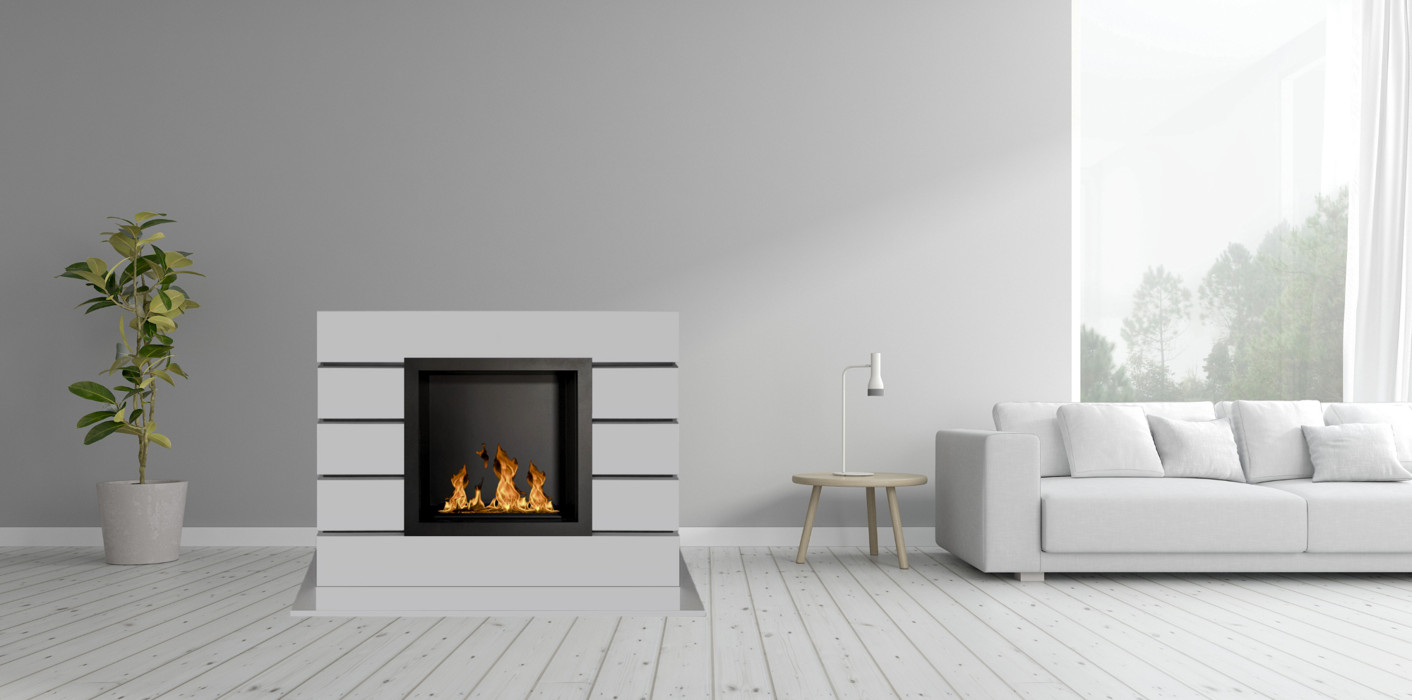 Art 53 Bio Ethanol Vrijstaand Portaalhaard 130 CM