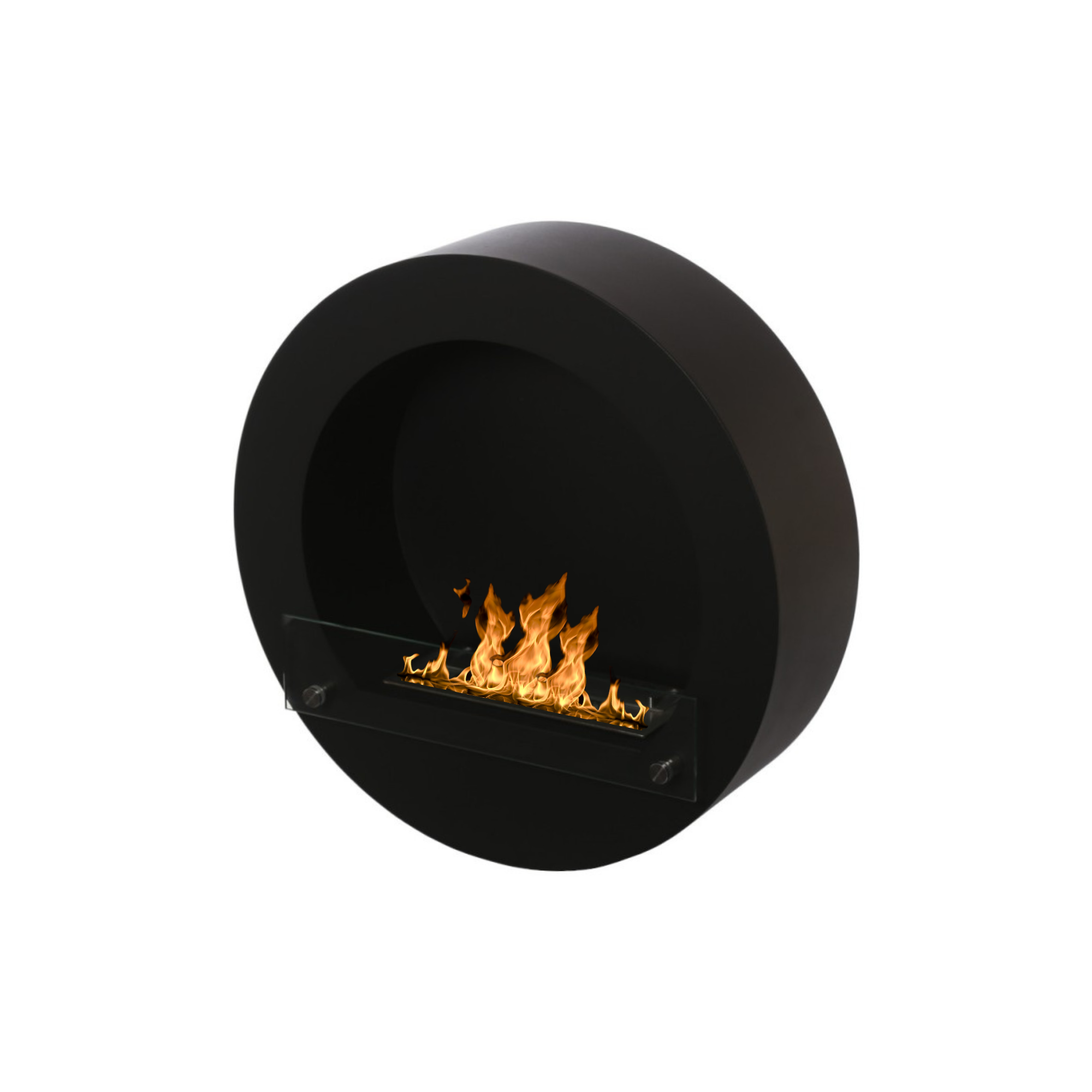 Balian Zwarte Bio-Ethanol Wandhaard D60 CM