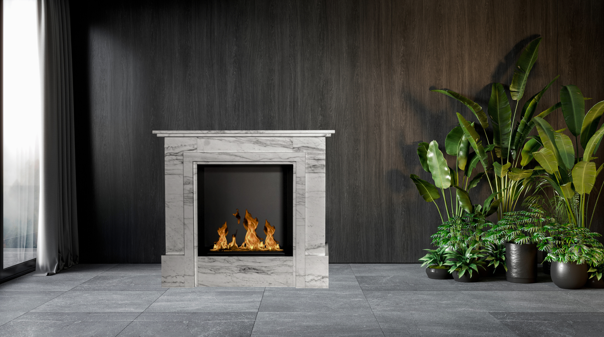 Bianco Bio Ethanol Vrijstaand Portaalhaard 104 CM