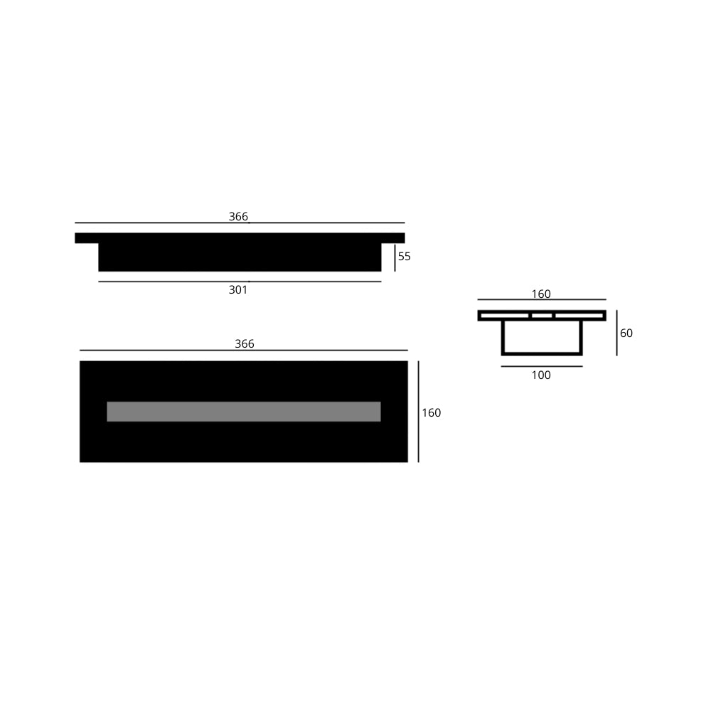 BIO ETHANOL LINE BRANDER 36 CM