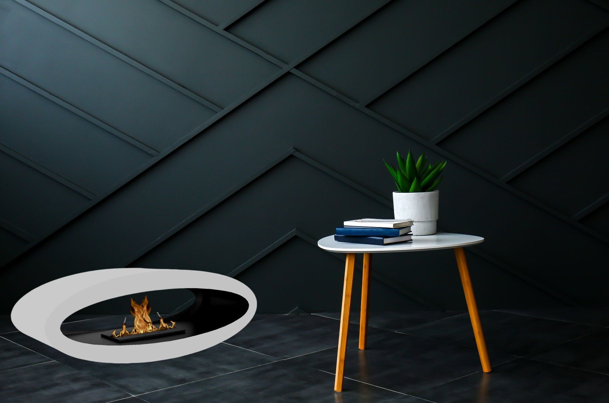 Merra W Bio Ethanol Vrijstaand Haard 112 CM