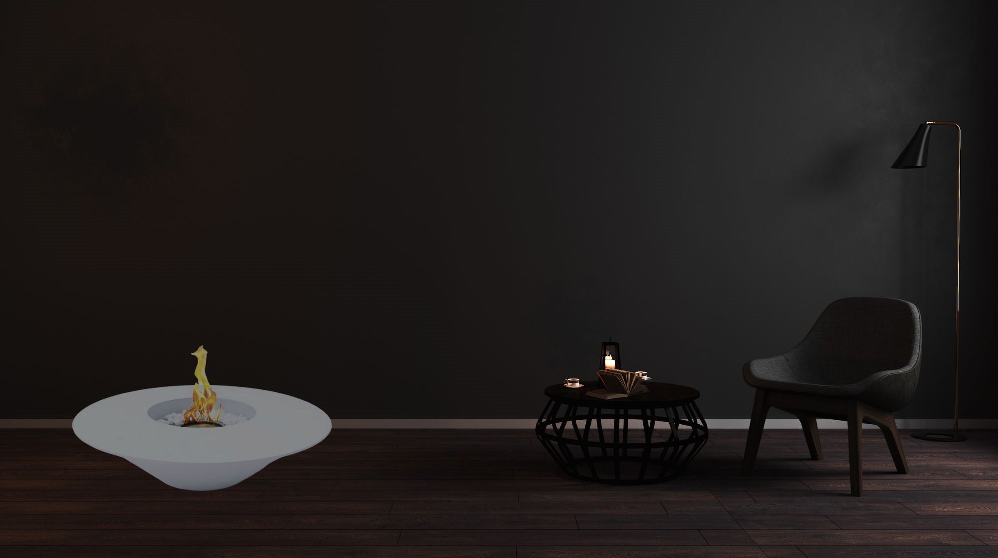 Bos W Bio Ethanol Vrijstaand Haard D60 CM