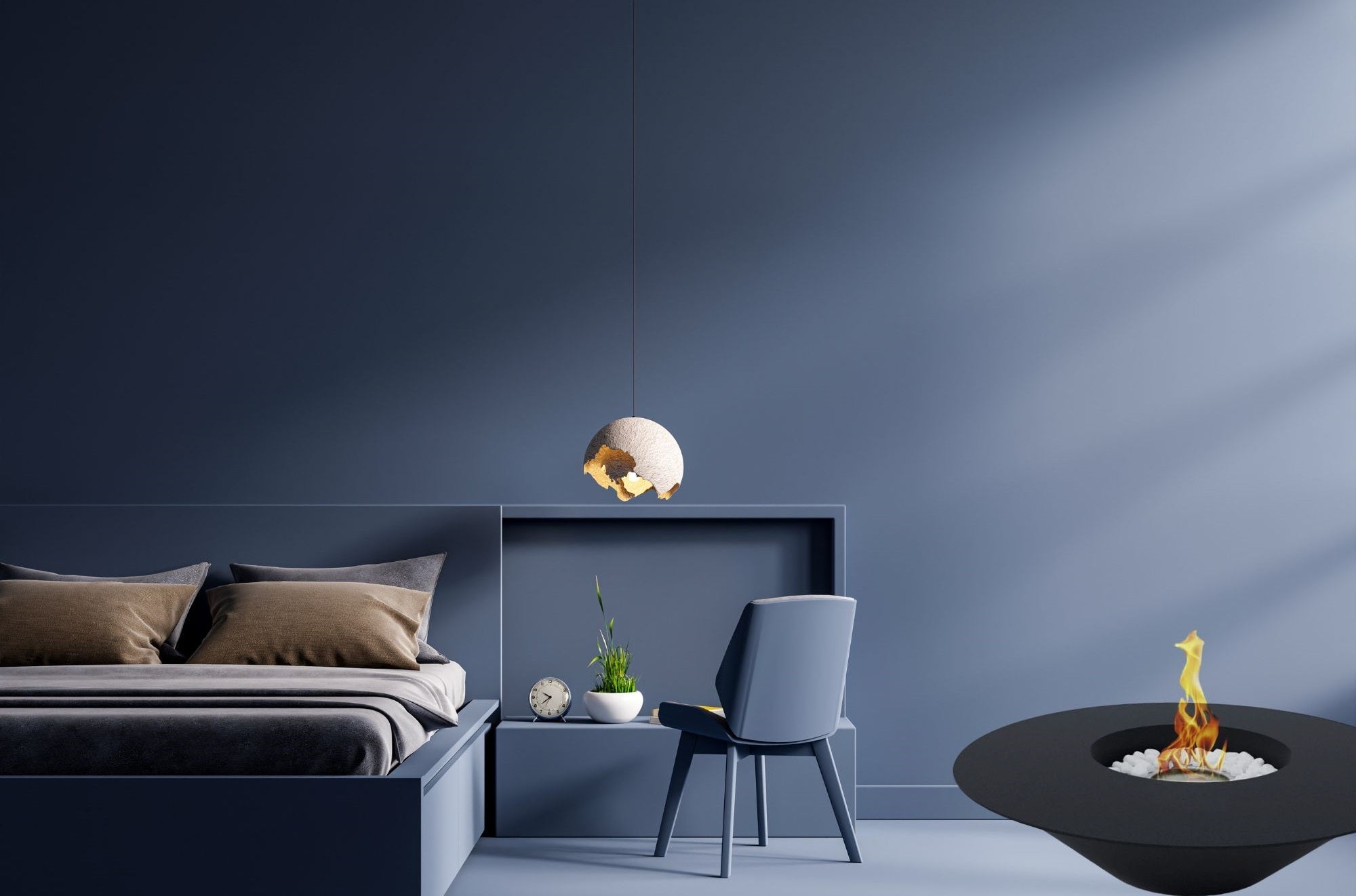 Bos Z Bio Ethanol Vrijstaand Haard D60 CM