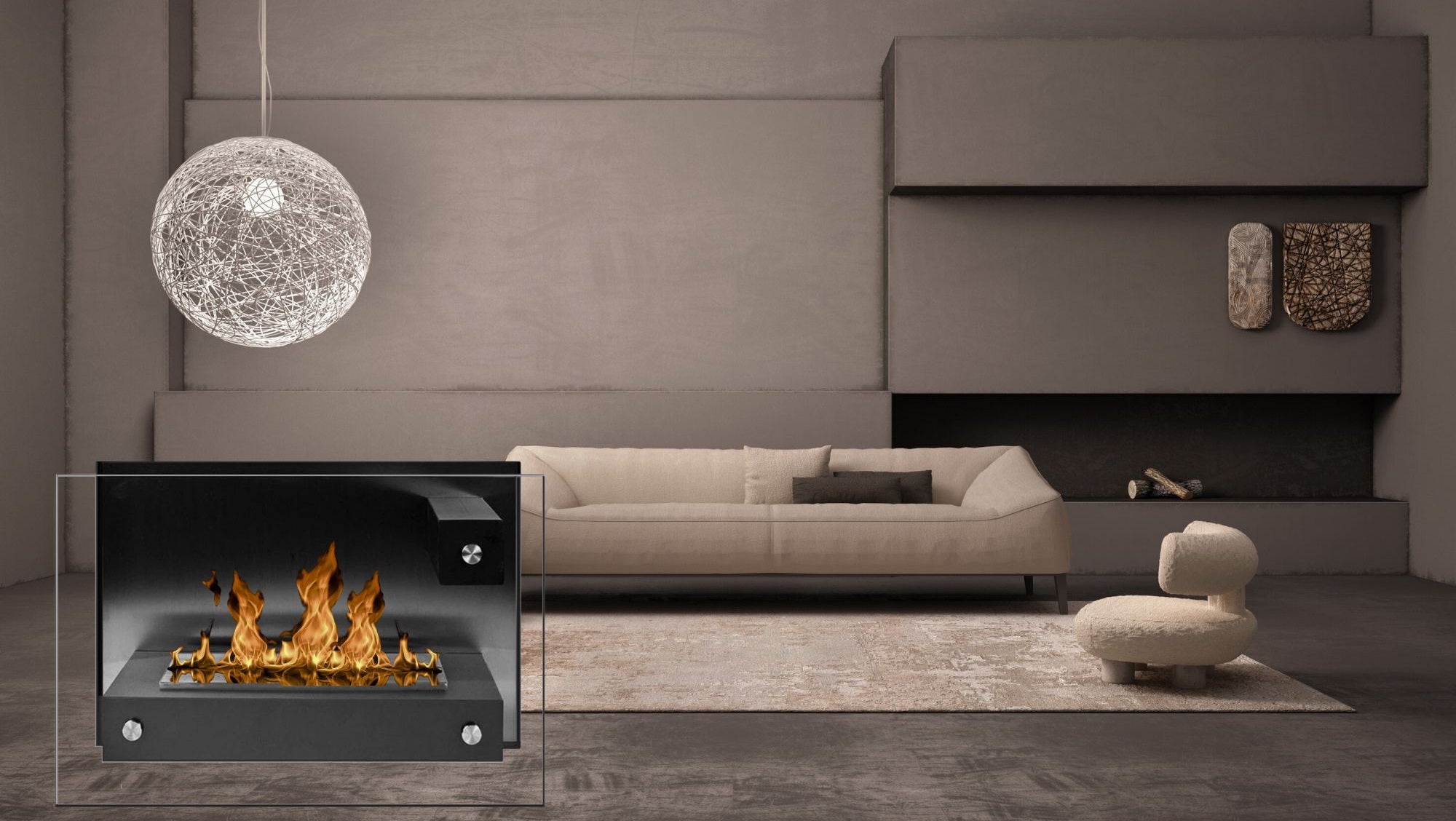 Brato Bio Ethanol Vrijstaand Haard 60 CM