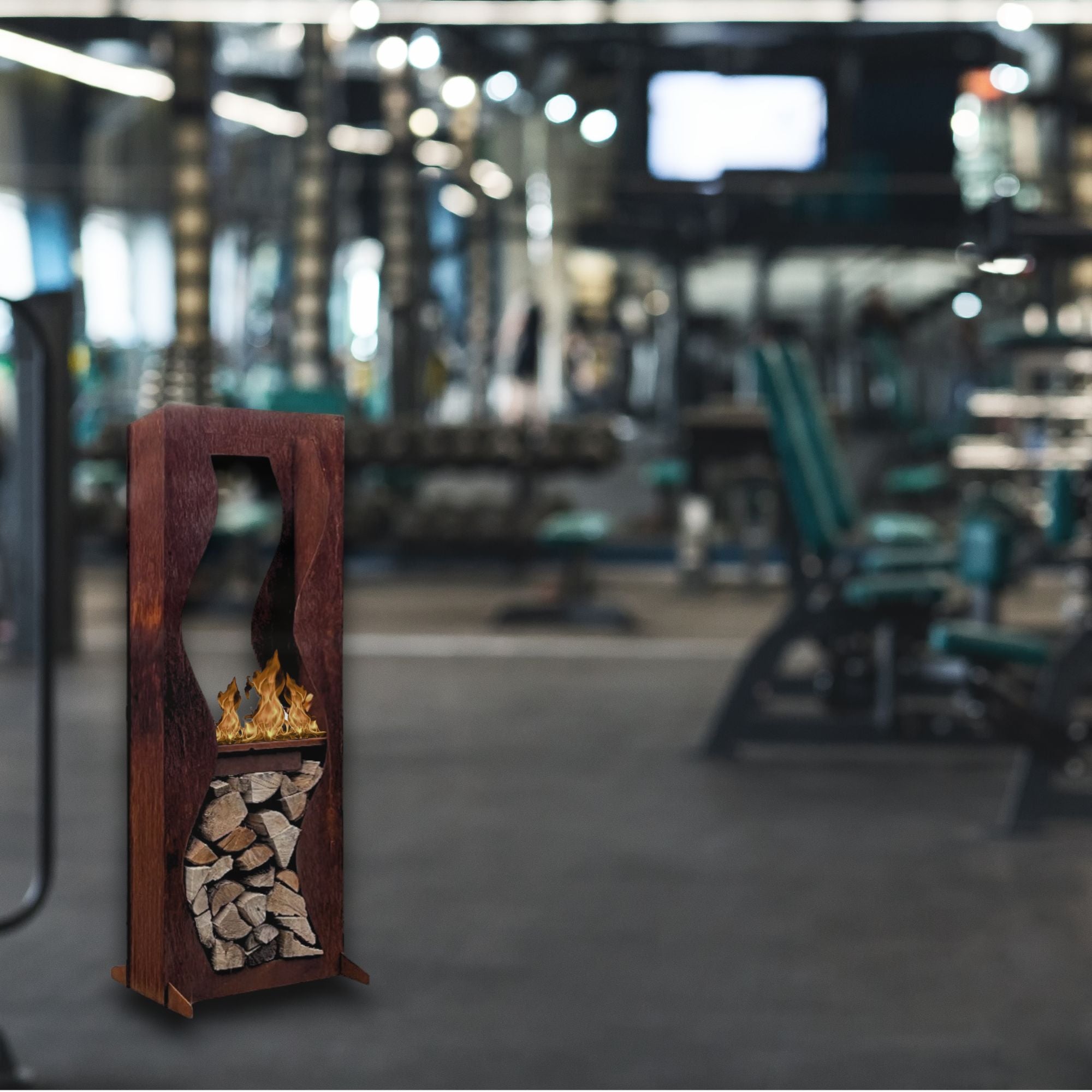 Darinas Roest Bio Ethanol Vrijstaand Kachelhaard H110 cm