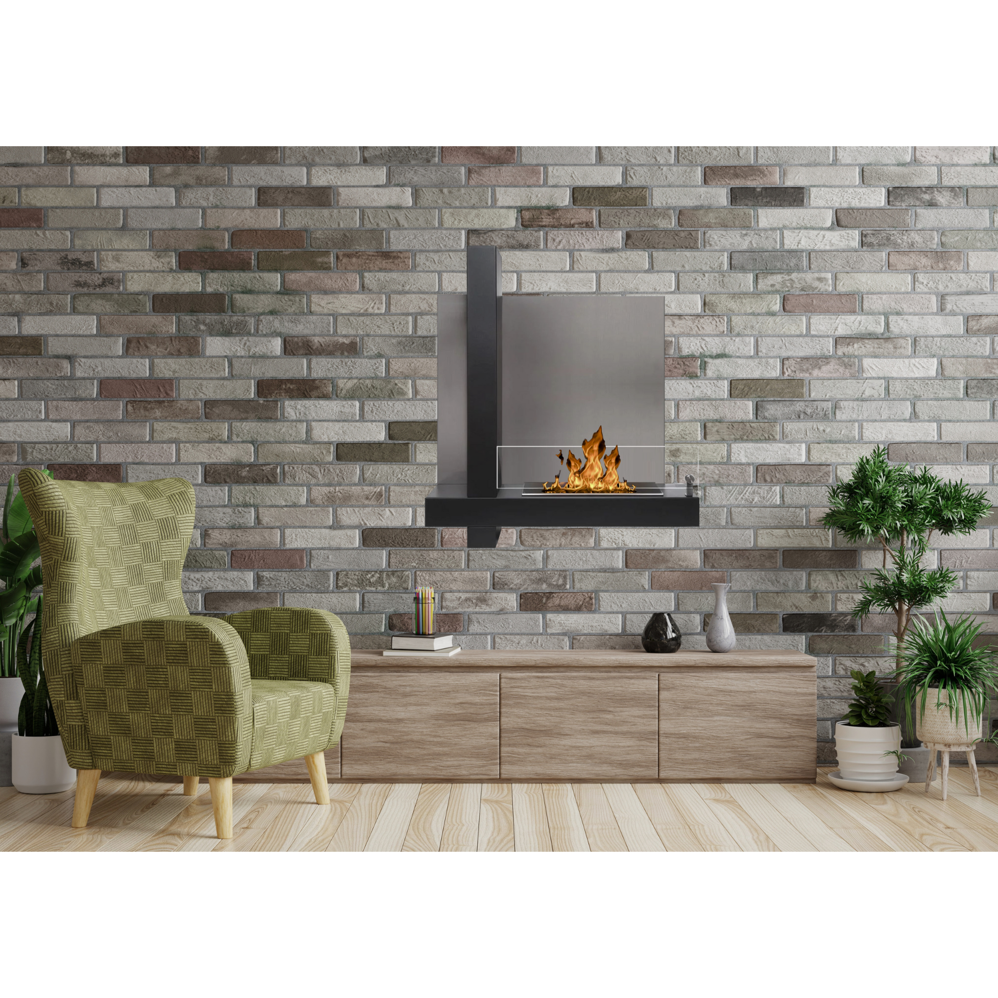 Duna Bio Ethanol Wandhaard 72 CM