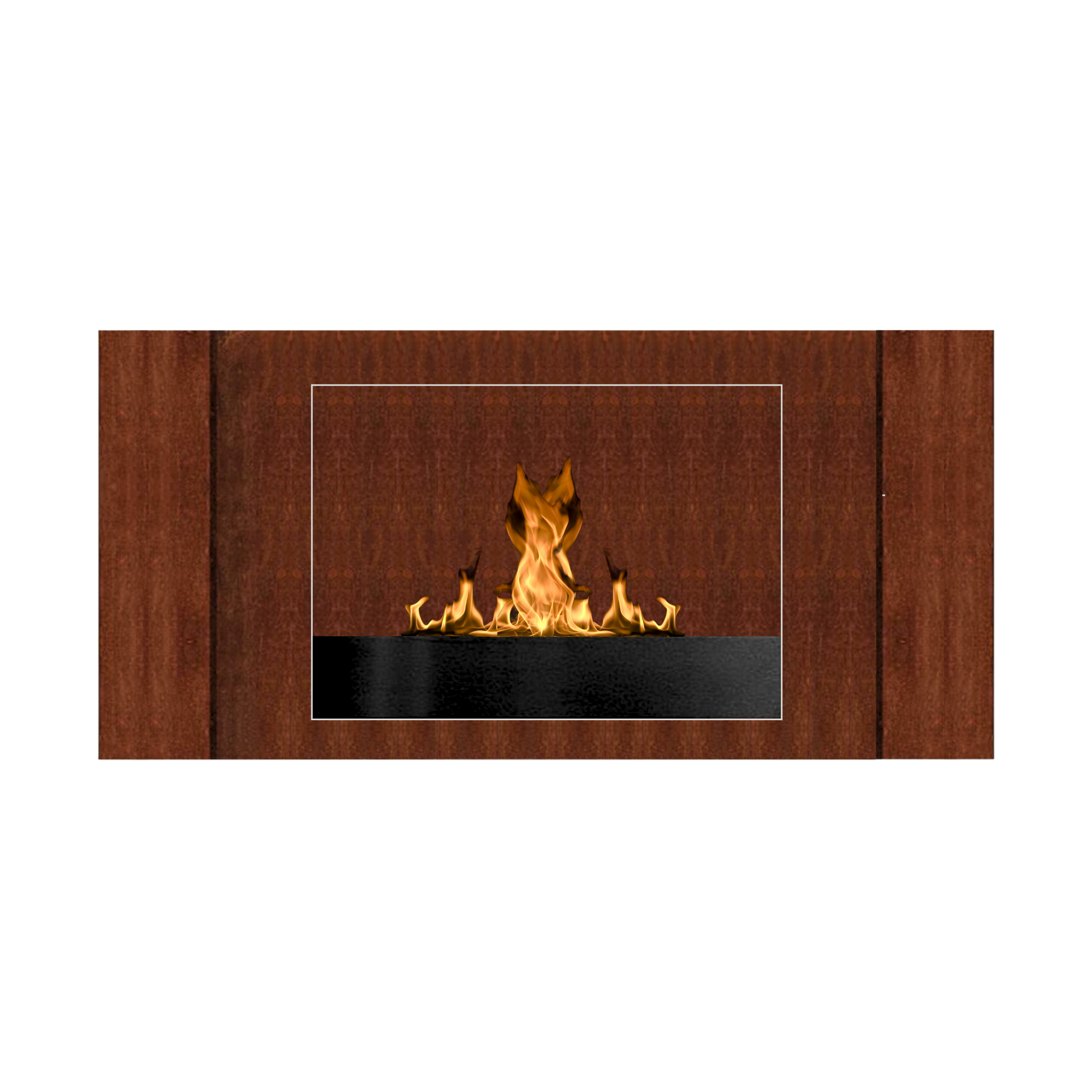 Elbrus Roest Bio Ethanol Wandhaard 120 CM