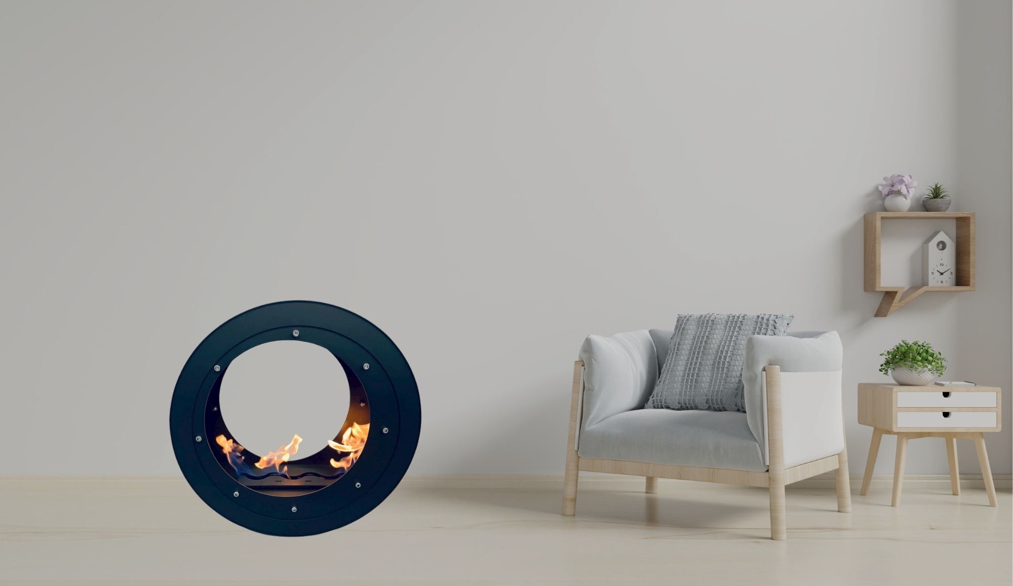 Erto Bio Ethanol Vrijstaand Haard D56 CM