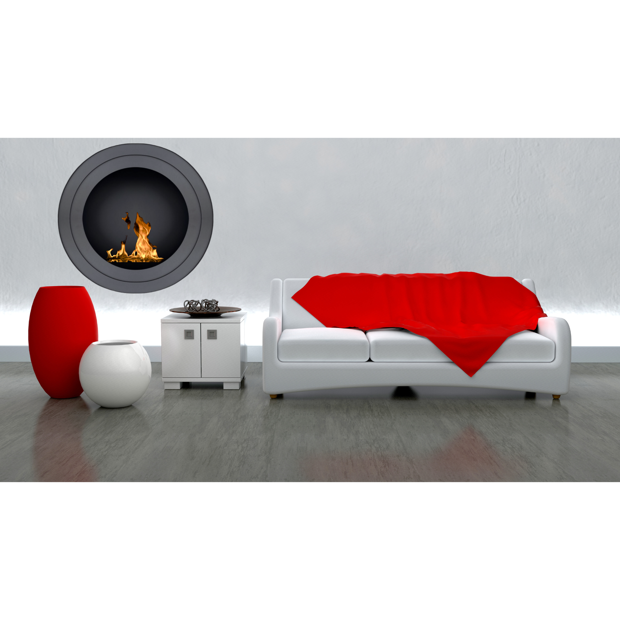 Erto Bio Ethanol Wandhaard D80 CM