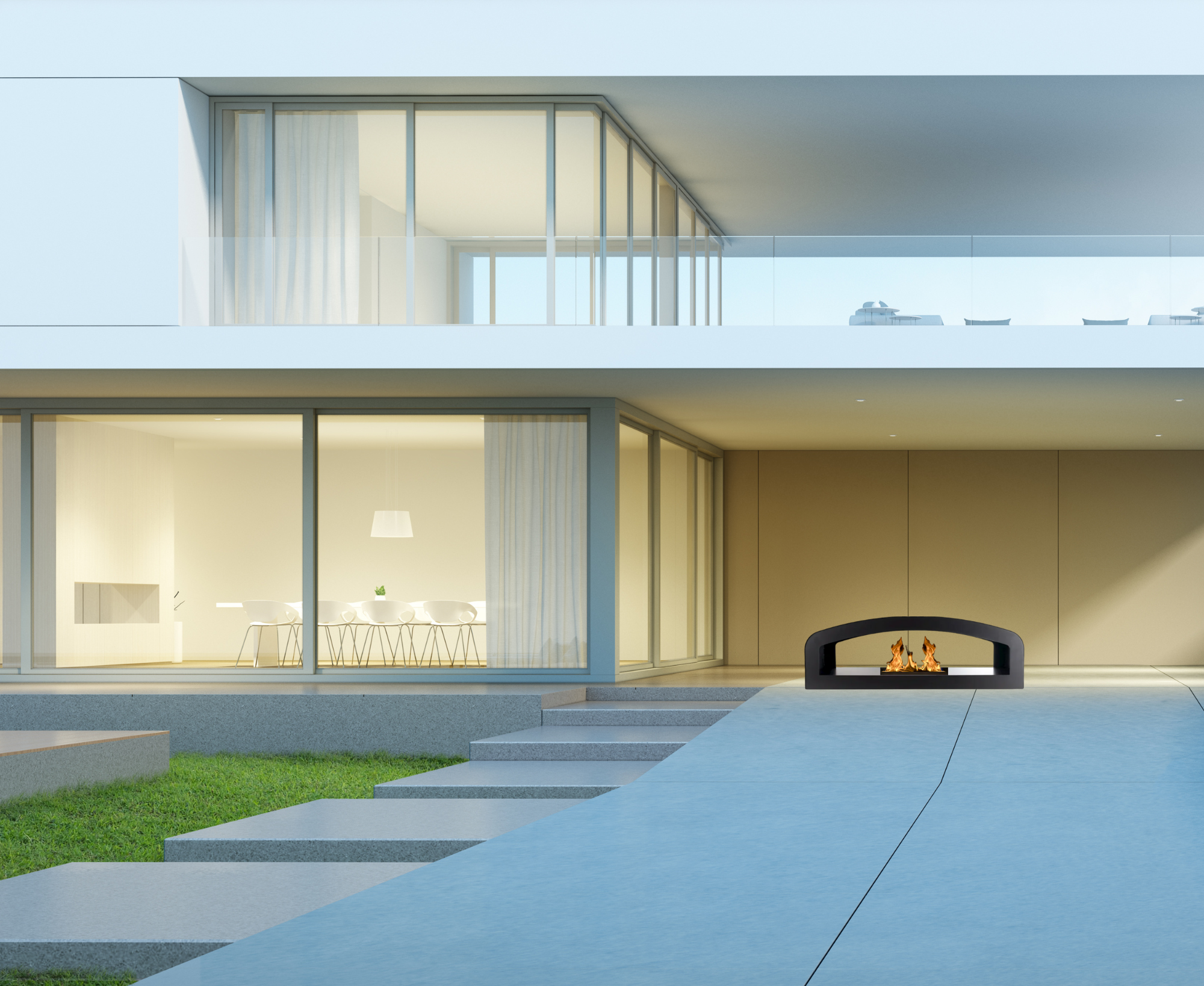 Falcon Bio Ethanol Vrijstaand Haard 112 CM