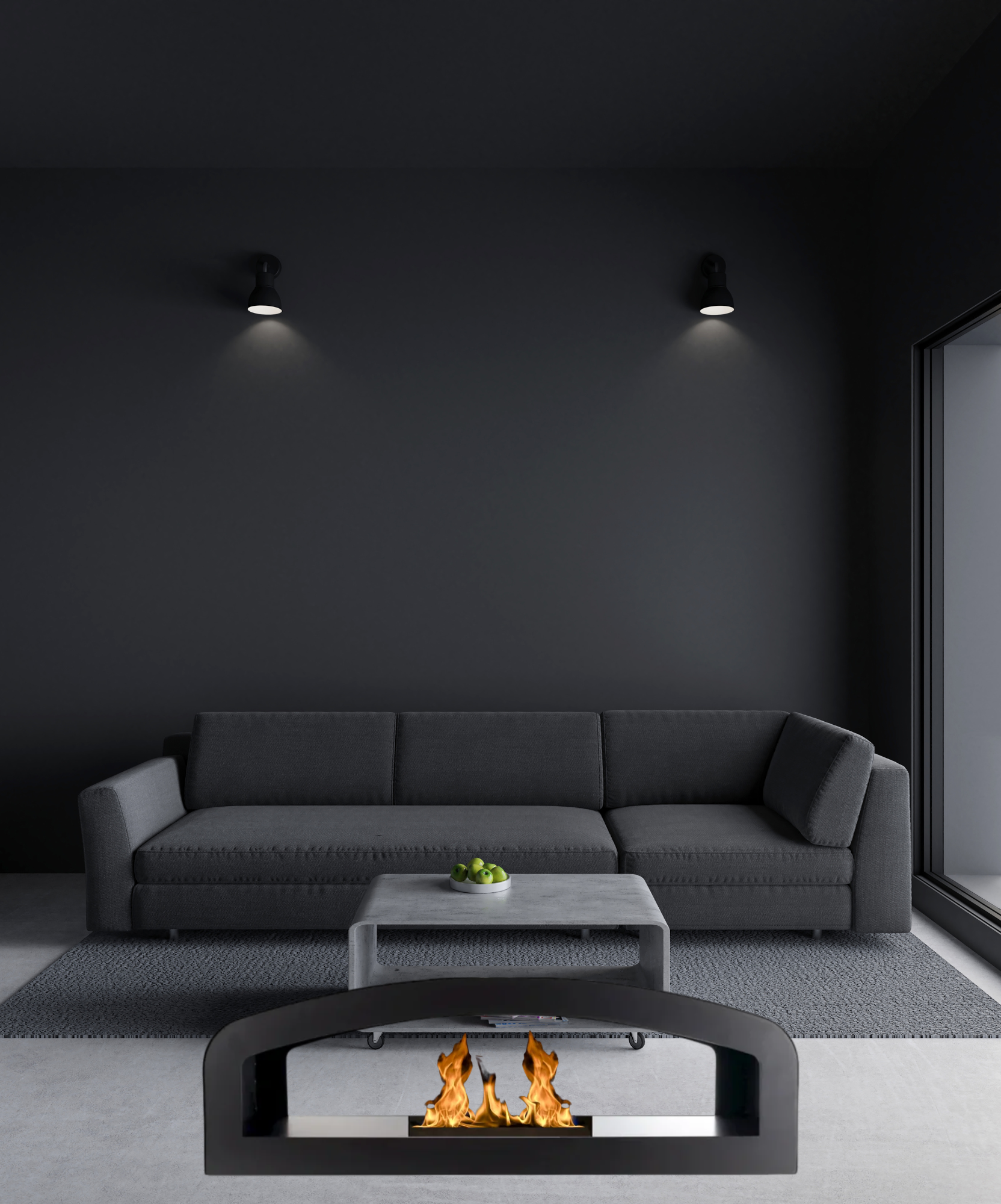 Falcon Bio Ethanol Vrijstaand Haard 112 CM