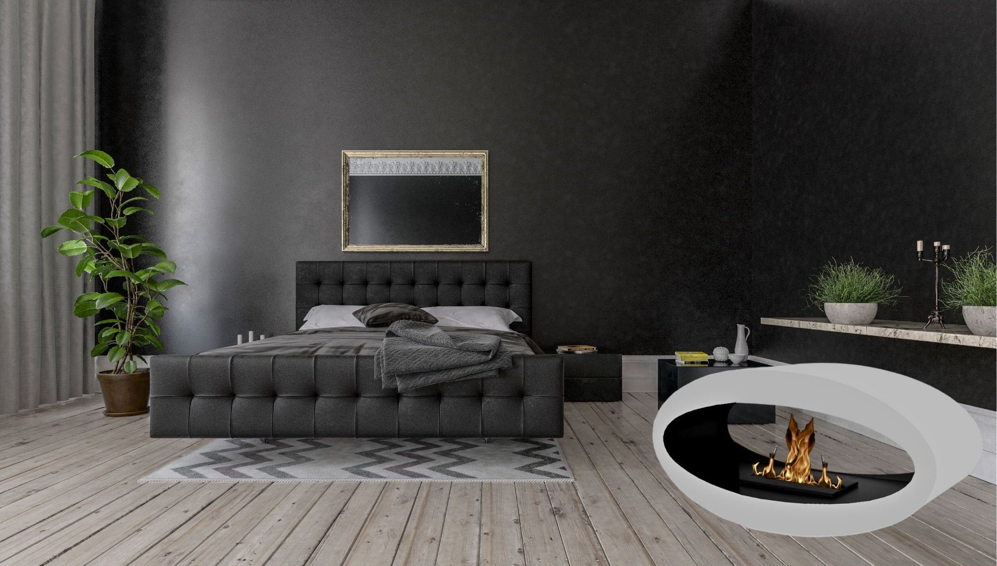 Merra W Bio Ethanol Vrijstaand Haard 80 CM