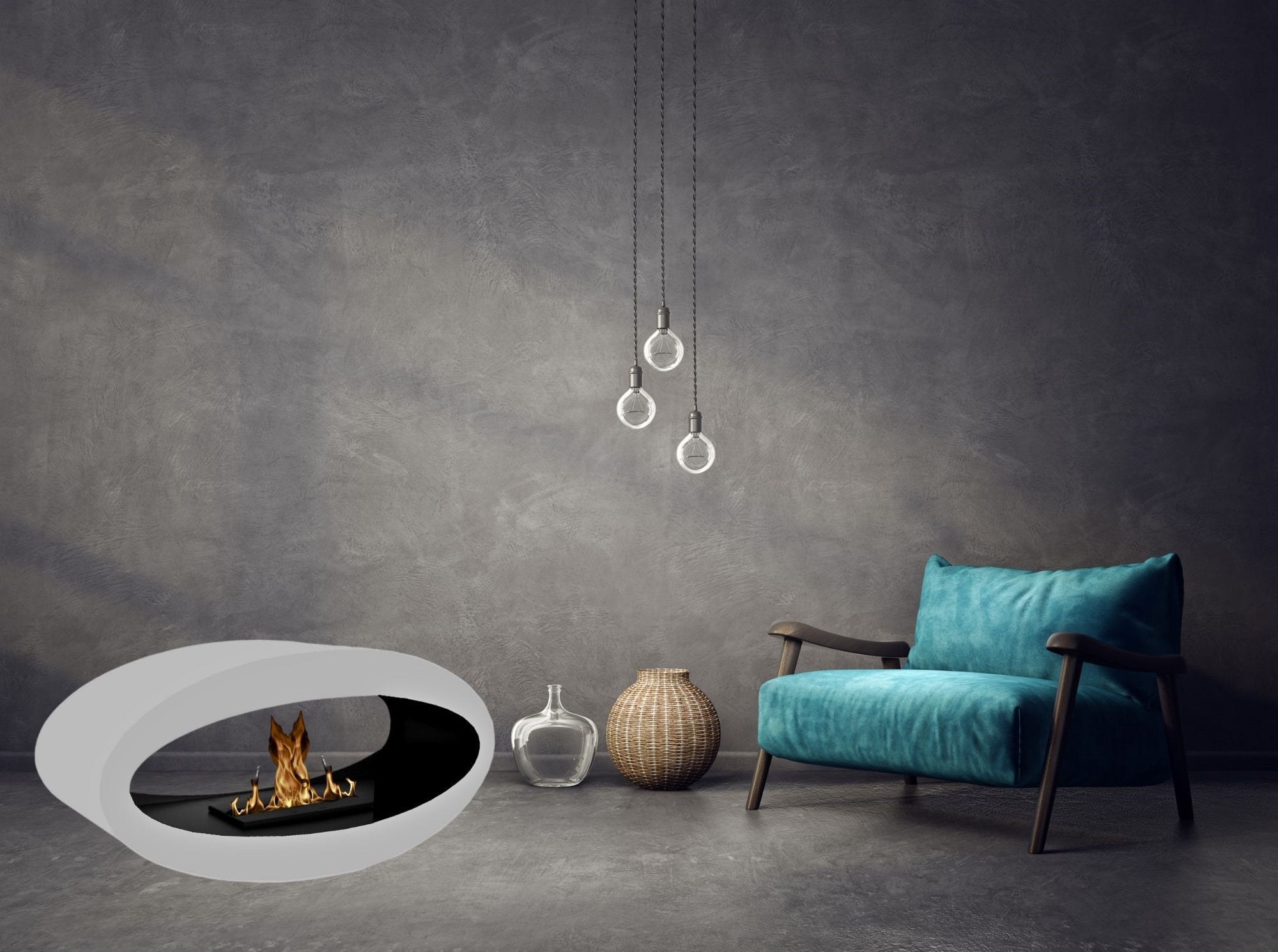 Merra W Bio Ethanol Vrijstaand Haard 80 CM