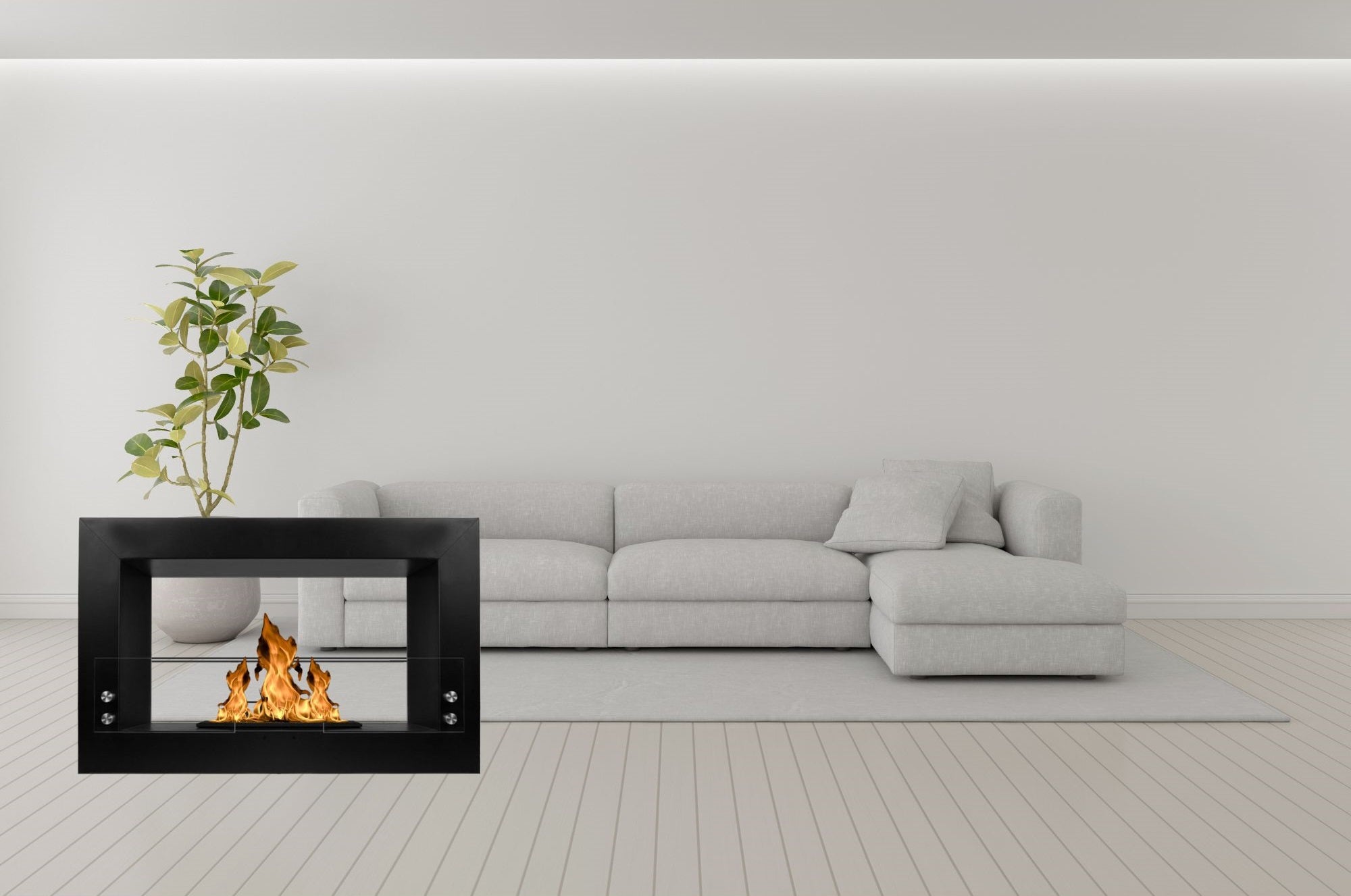 Monte Bio Ethanol Vrijstaand Haard 90 CM