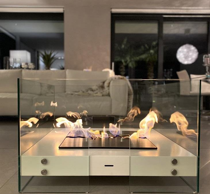 Pepe W Bio Ethanol Vrijstaand Haard 100 CM