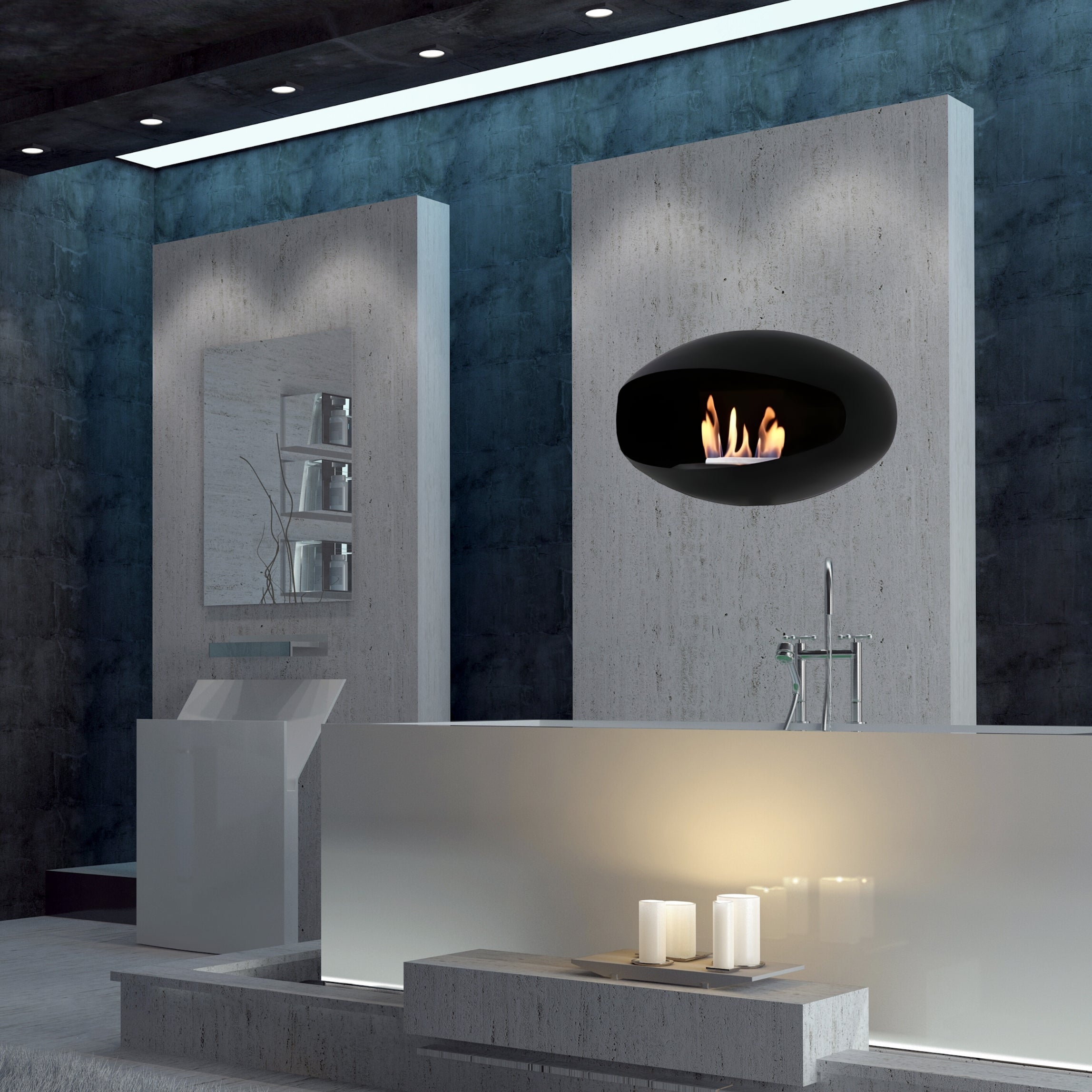 SELECTED WALL BIO ETHANOL WANDHAARD D60 CM