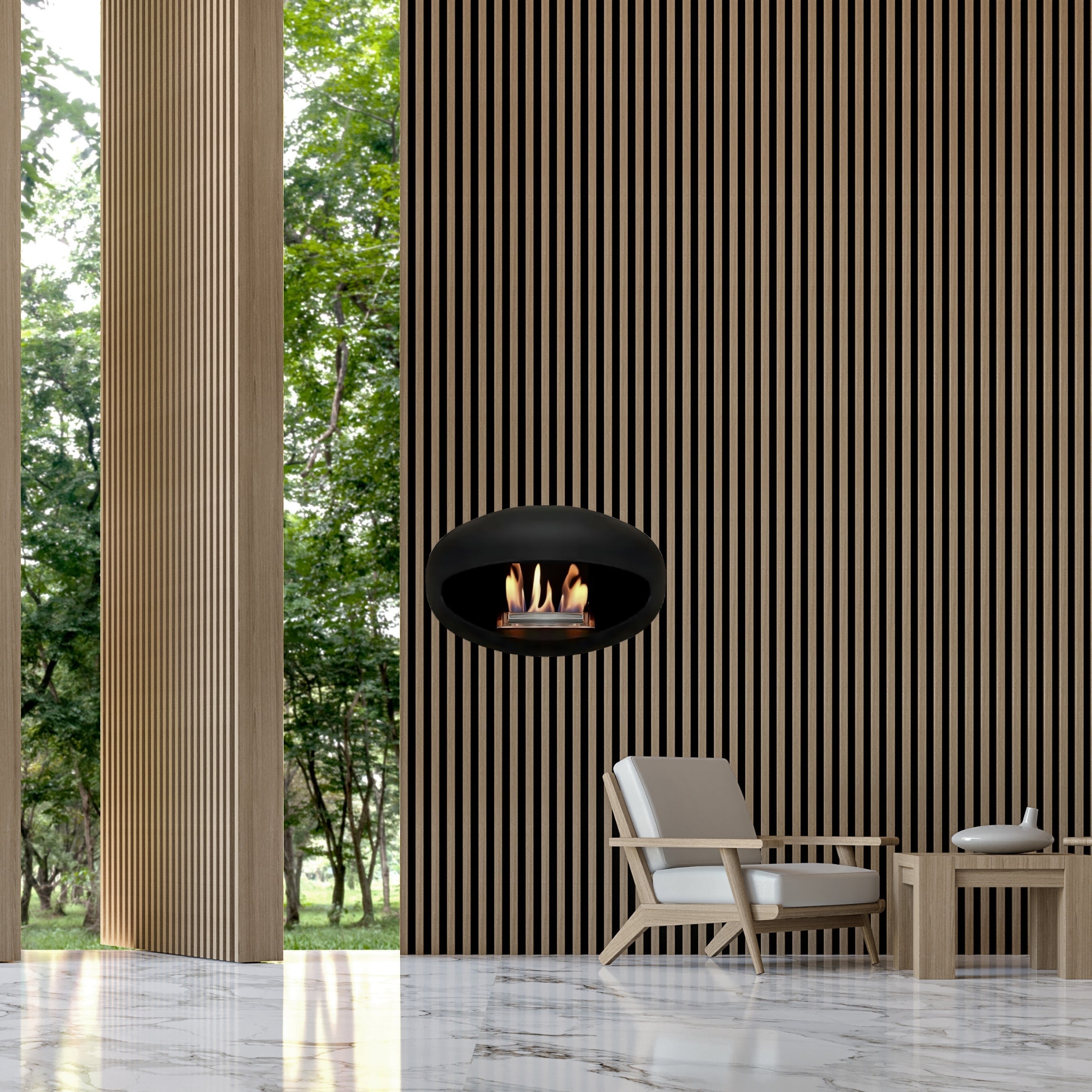 SELECTED WALL BIO ETHANOL WANDHAARD D60 CM