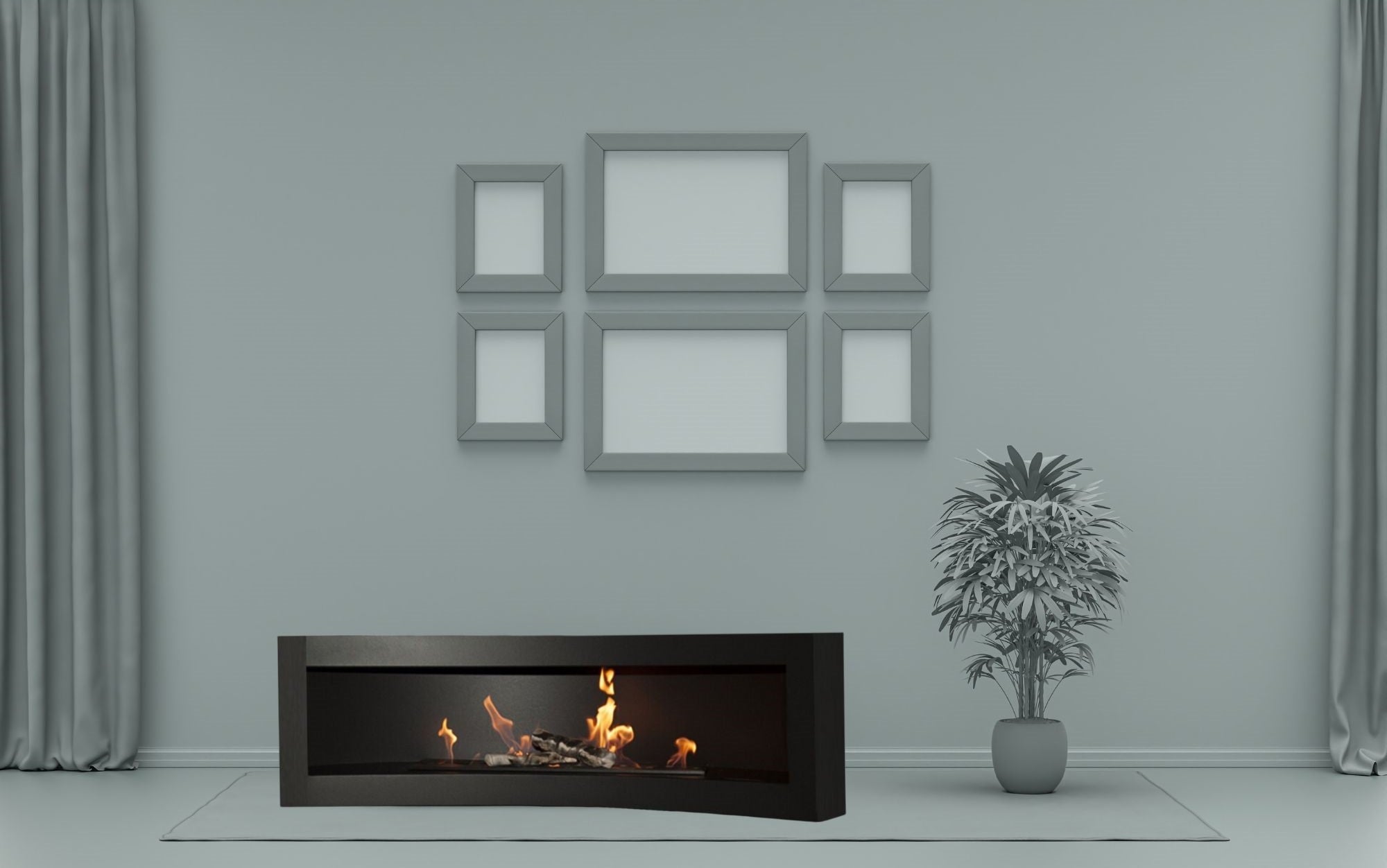 Tobav Curve Bio Ethanol Vrijstaand Haard 120 CM