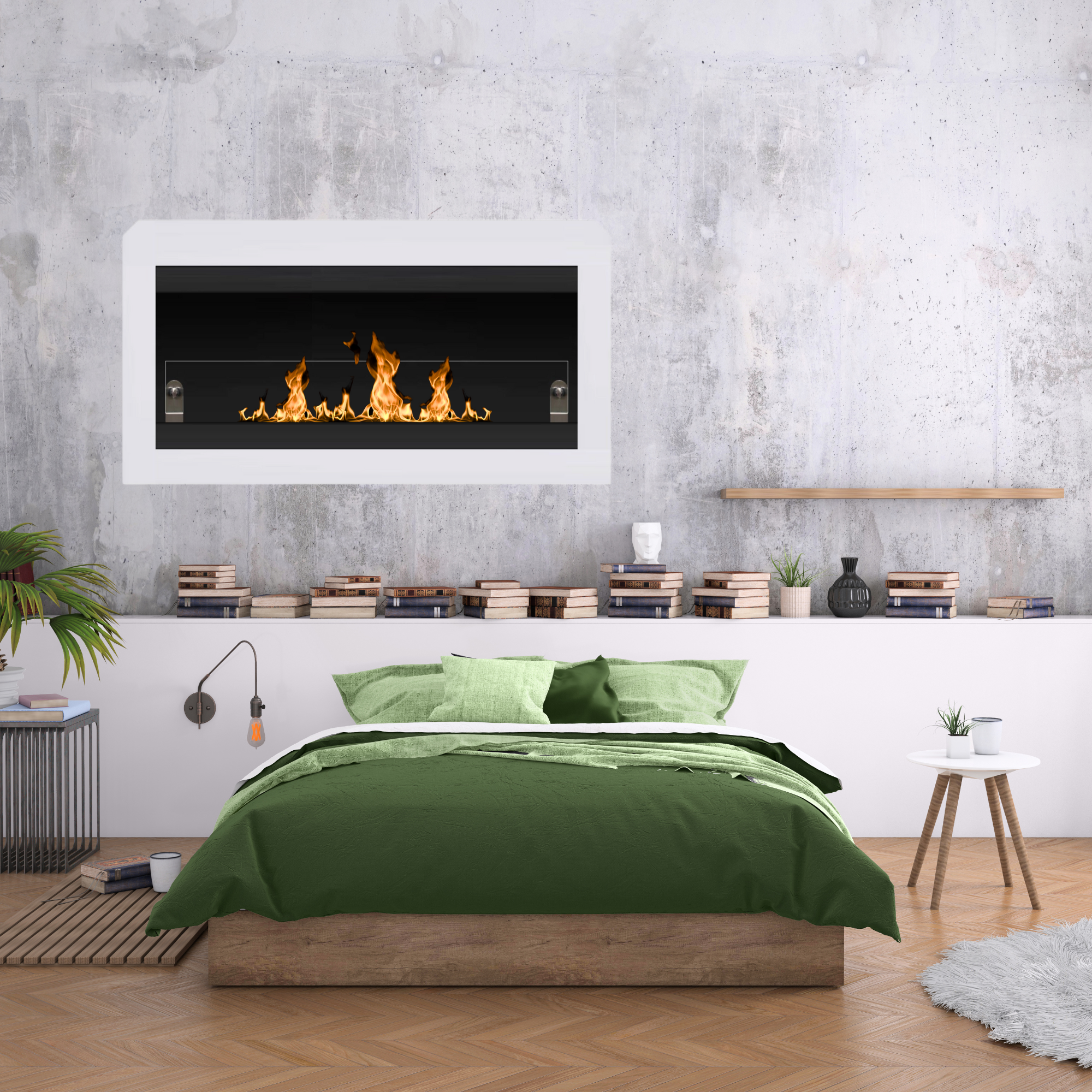Vila W Bio Ethanol Wandhaard 110 CM