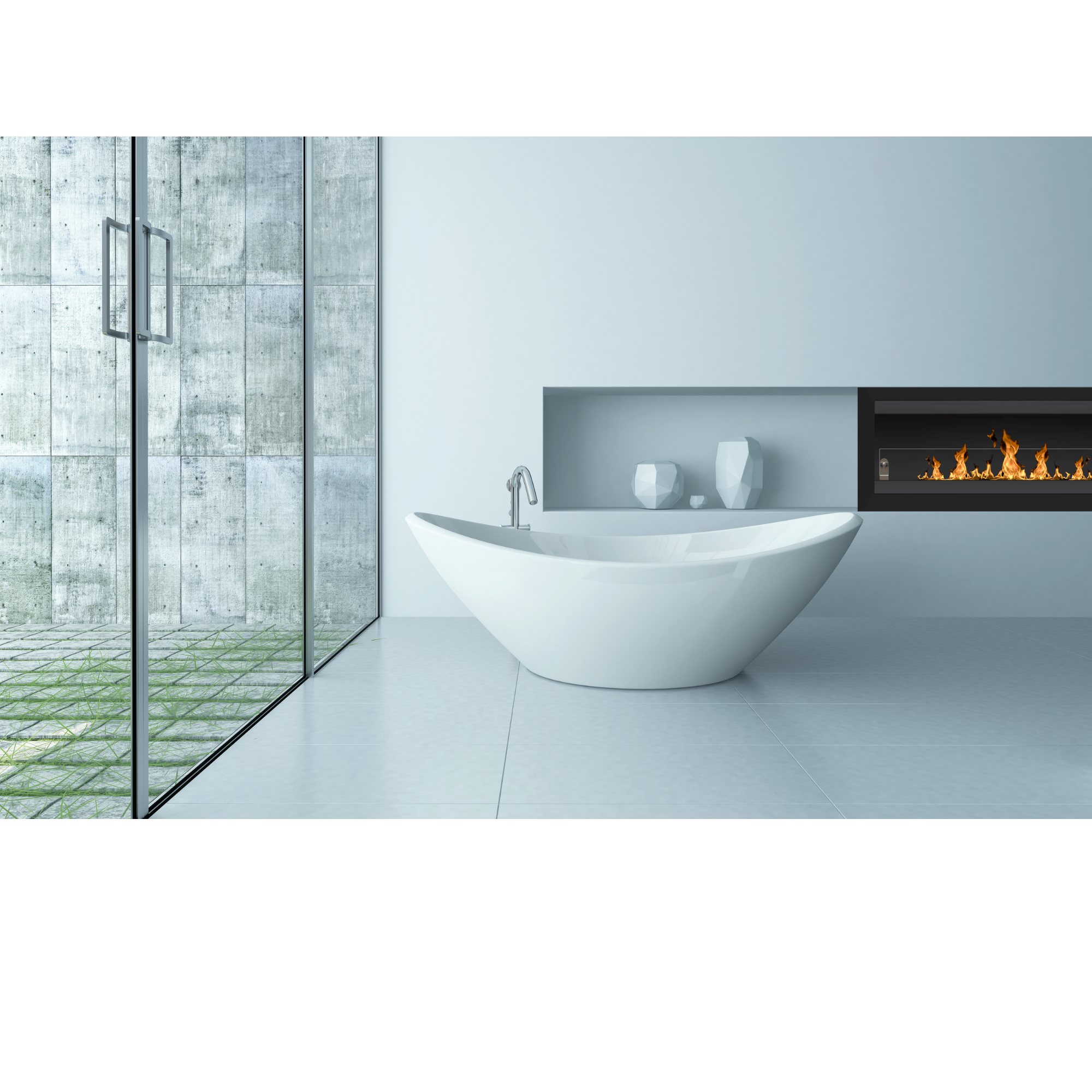 Vila XL Z Bio Ethanol Wandhaard 110 CM