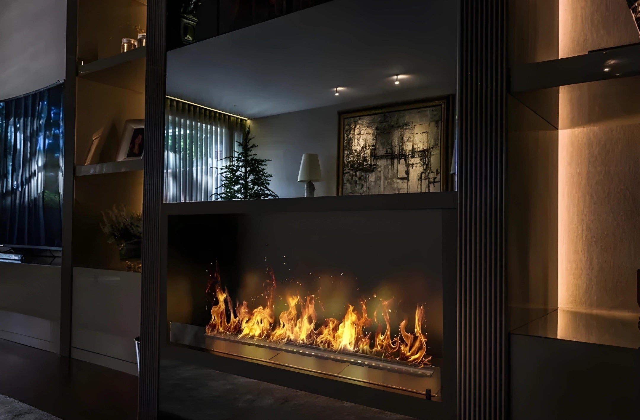 Wild Flame 3D Waterdamp Brander 80 cm