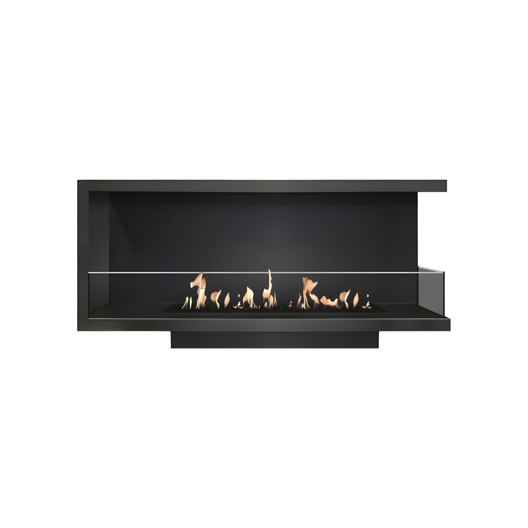 Base Rechts Inbouwhoekhaard 100 cm – afbeelding 1