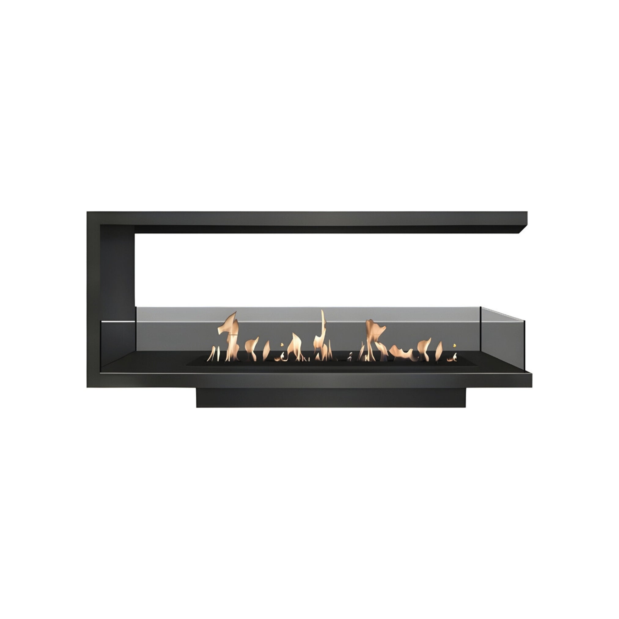 Saint U Vorm Driezijdig Inbouwhaard 110 cm – afbeelding 1