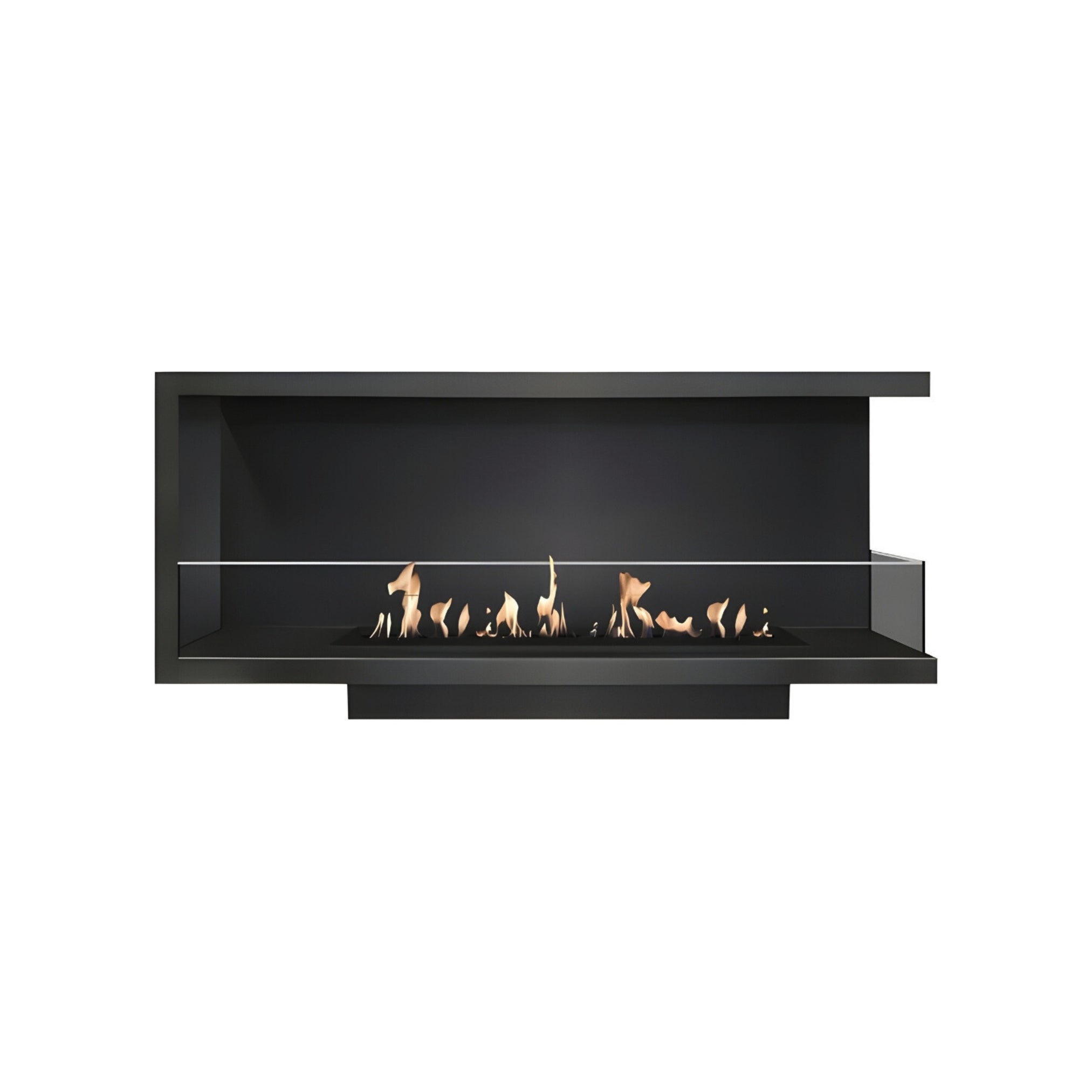 Base Rechts Inbouwhoekhaard 110 cm – afbeelding 1