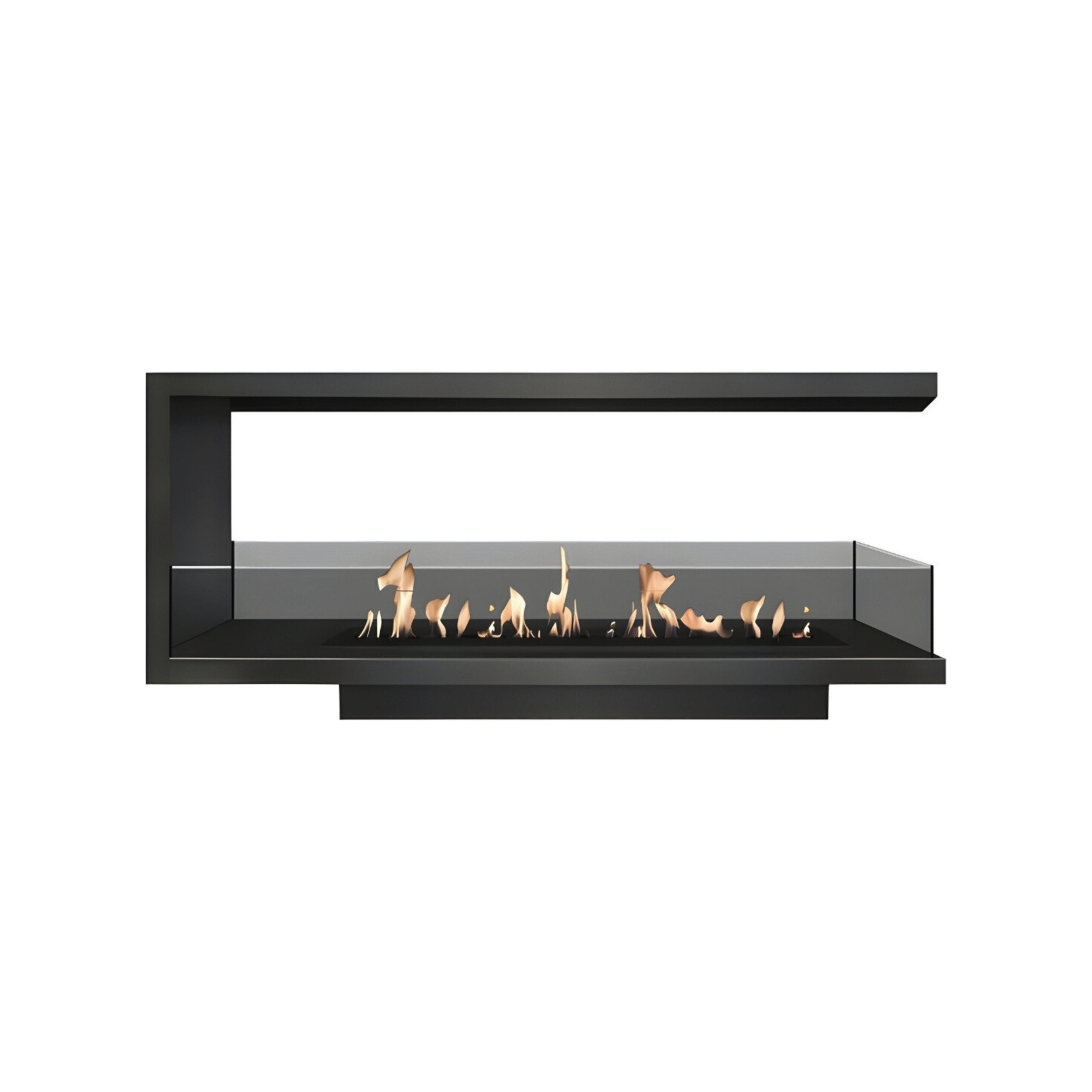 Saint U Vorm Driezijdig Inbouwhaard 120 cm – afbeelding 1