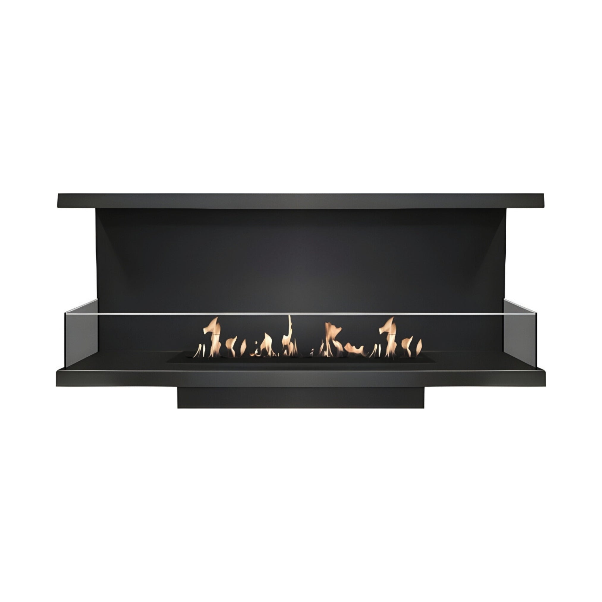 Made Driezijdig Inbouwhaard 120 cm – afbeelding 1