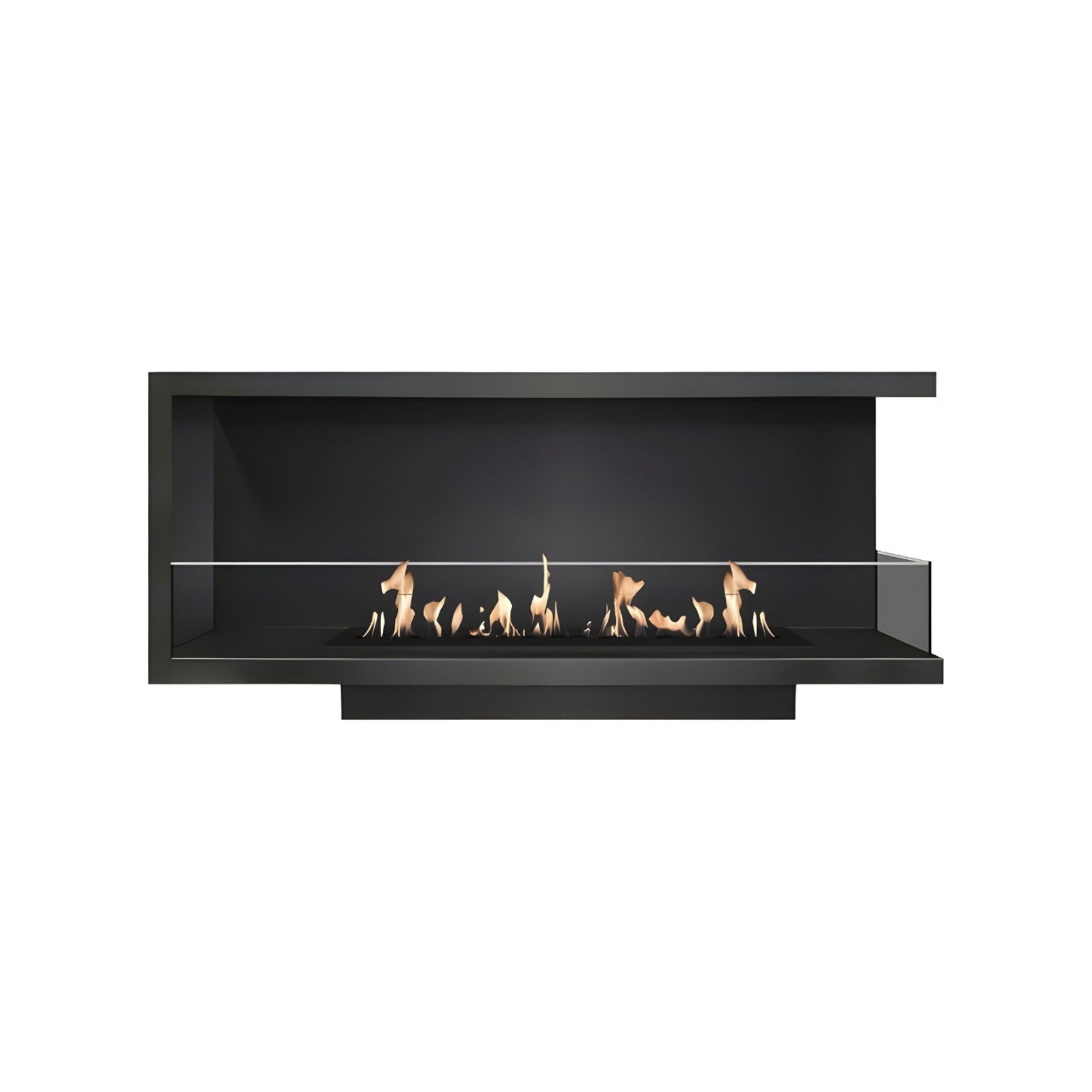 Base Rechts Inbouwhoekhaard 120 cm – afbeelding 1