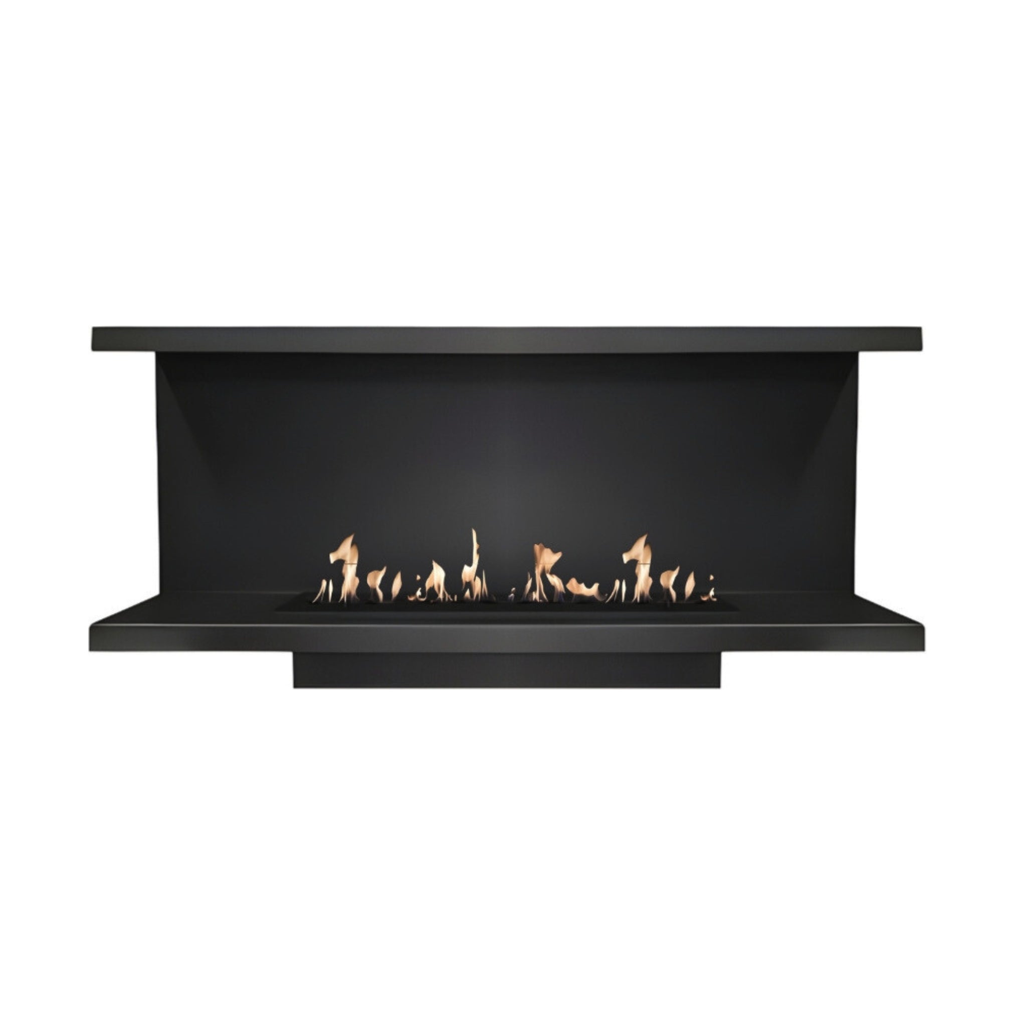 Made Driezijdig Inbouwhaard 130 cm – afbeelding 6
