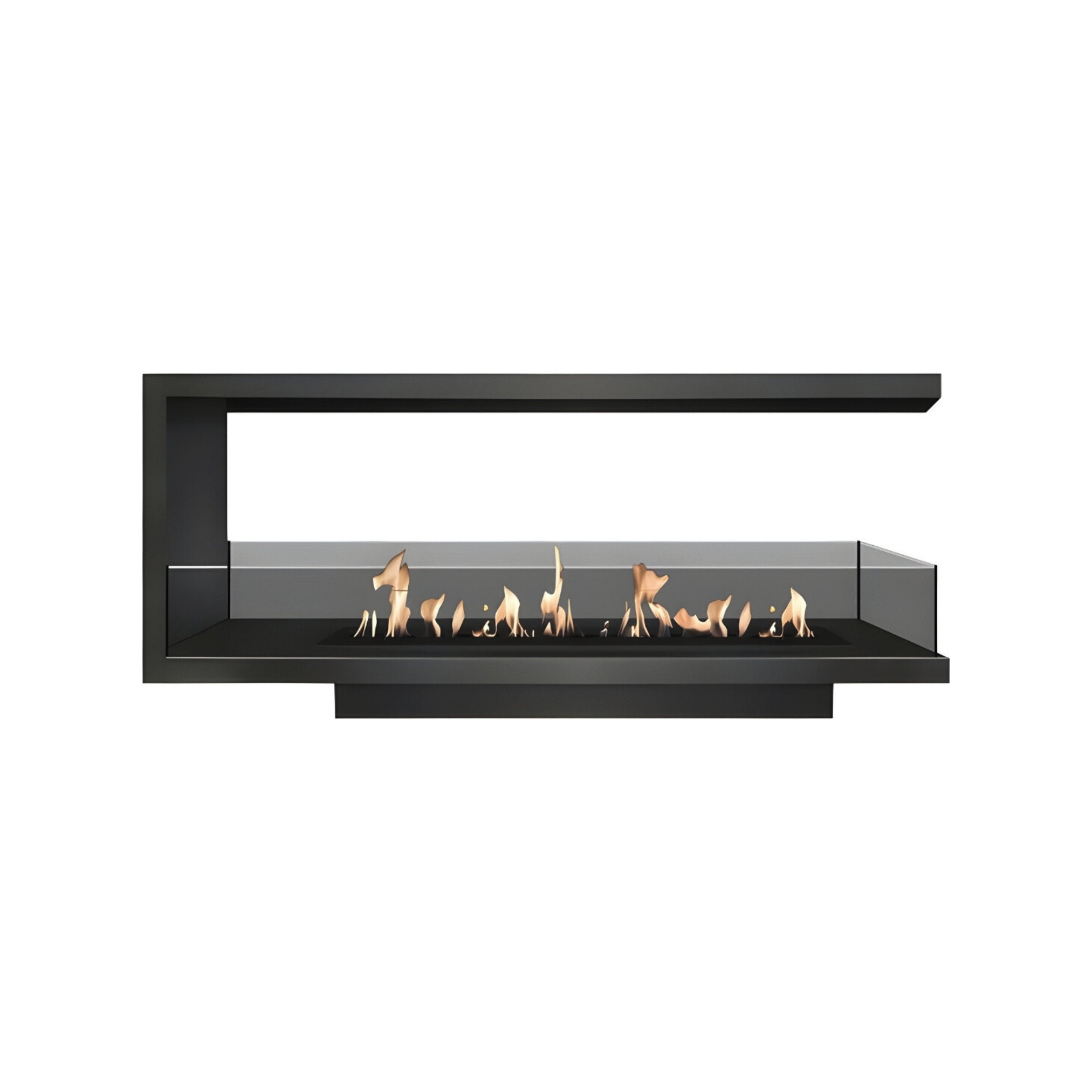 Saint U Vorm Driezijdig Inbouwhaard 130 cm – afbeelding 1