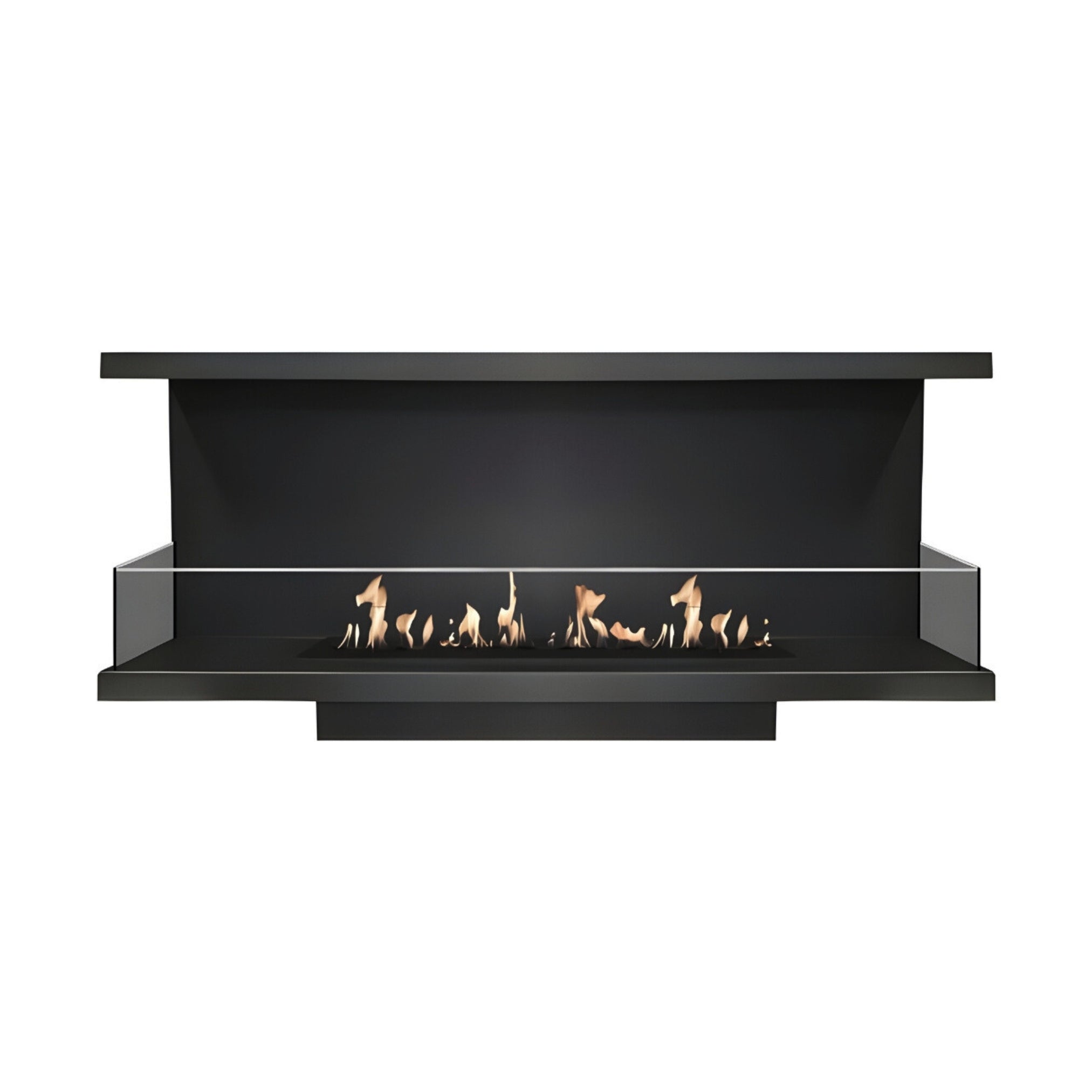 Made Driezijdig Inbouwhaard 130 cm – afbeelding 1