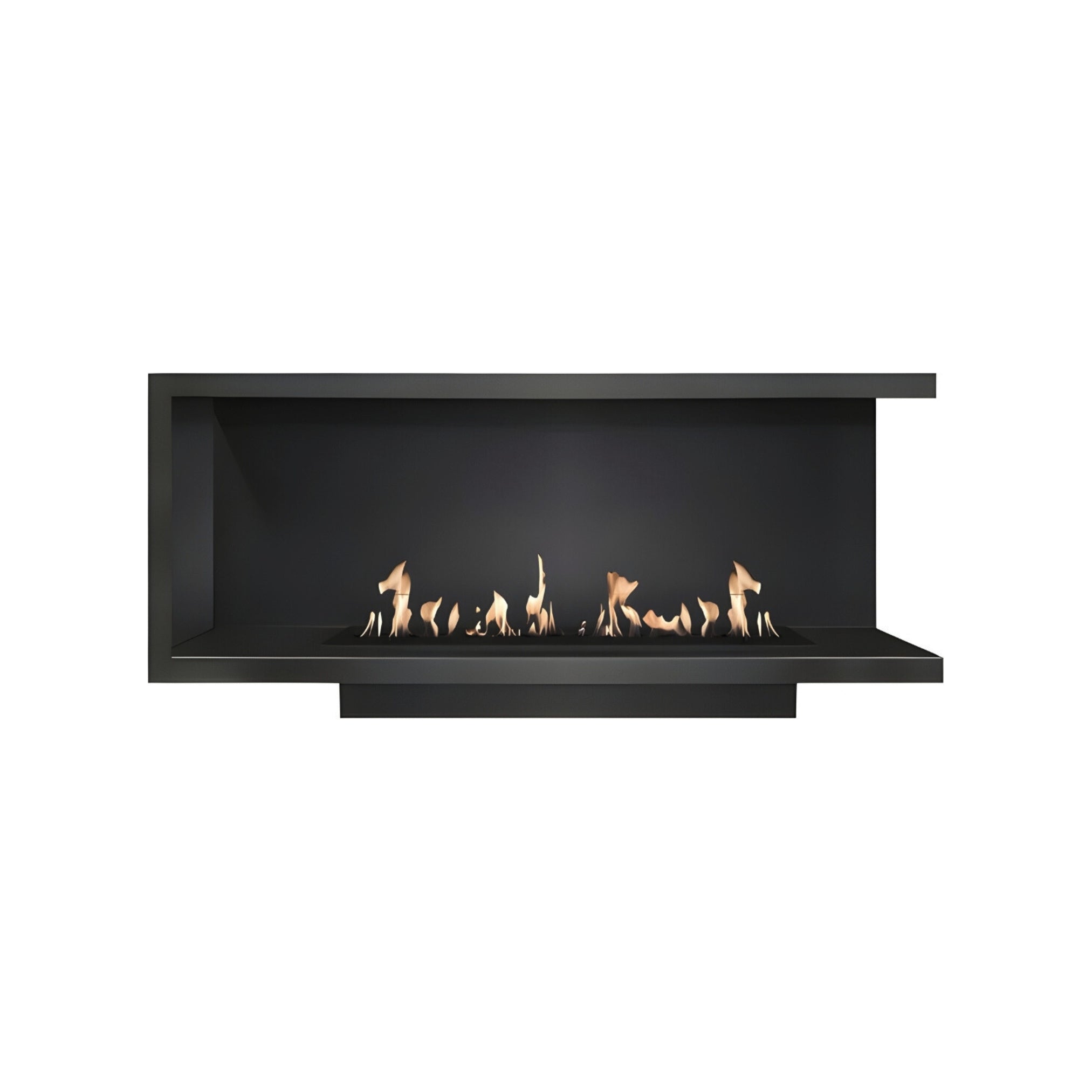 Base Rechts Inbouwhoekhaard 130 cm – afbeelding 4