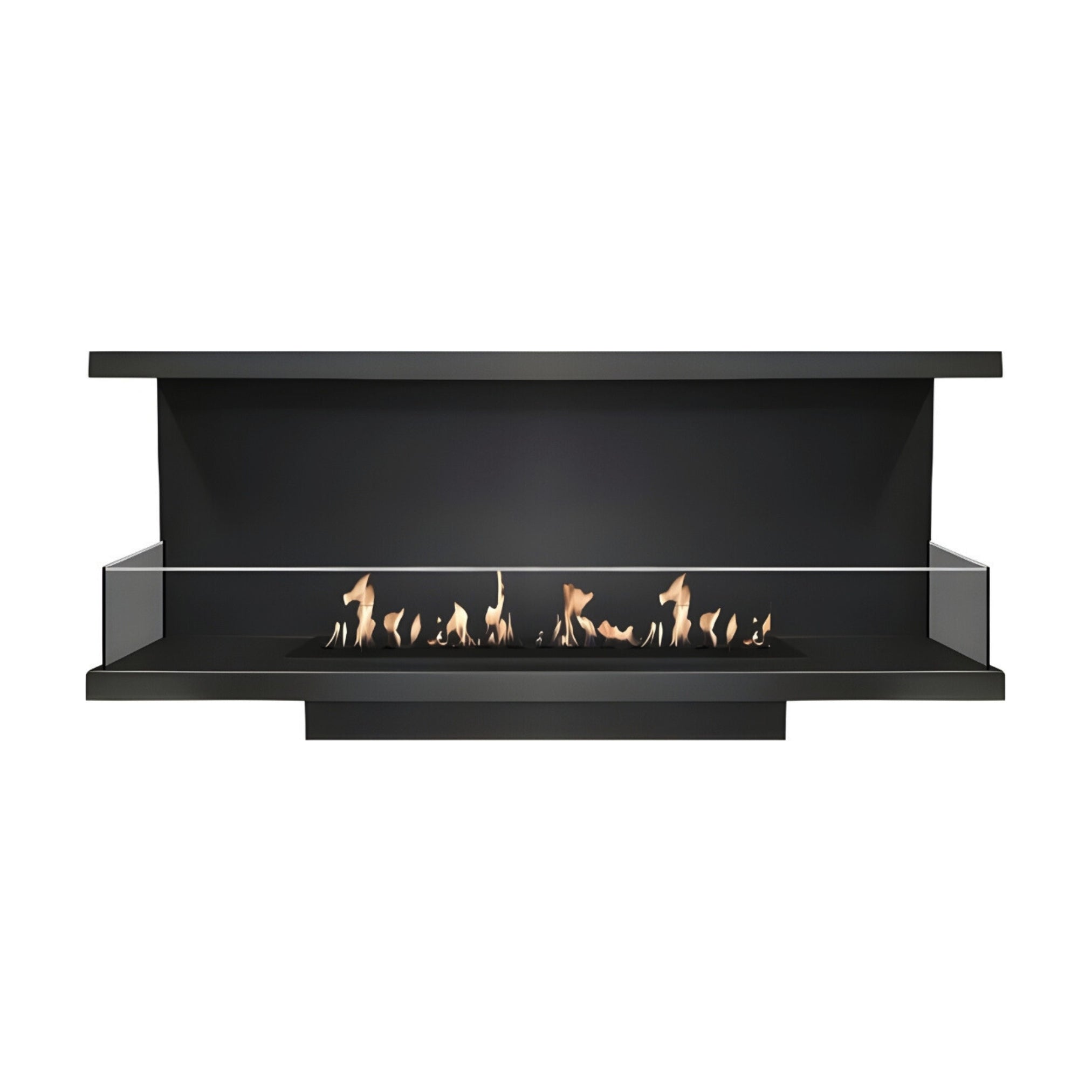 Made Driezijdig Inbouwhaard 140 cm – afbeelding 1