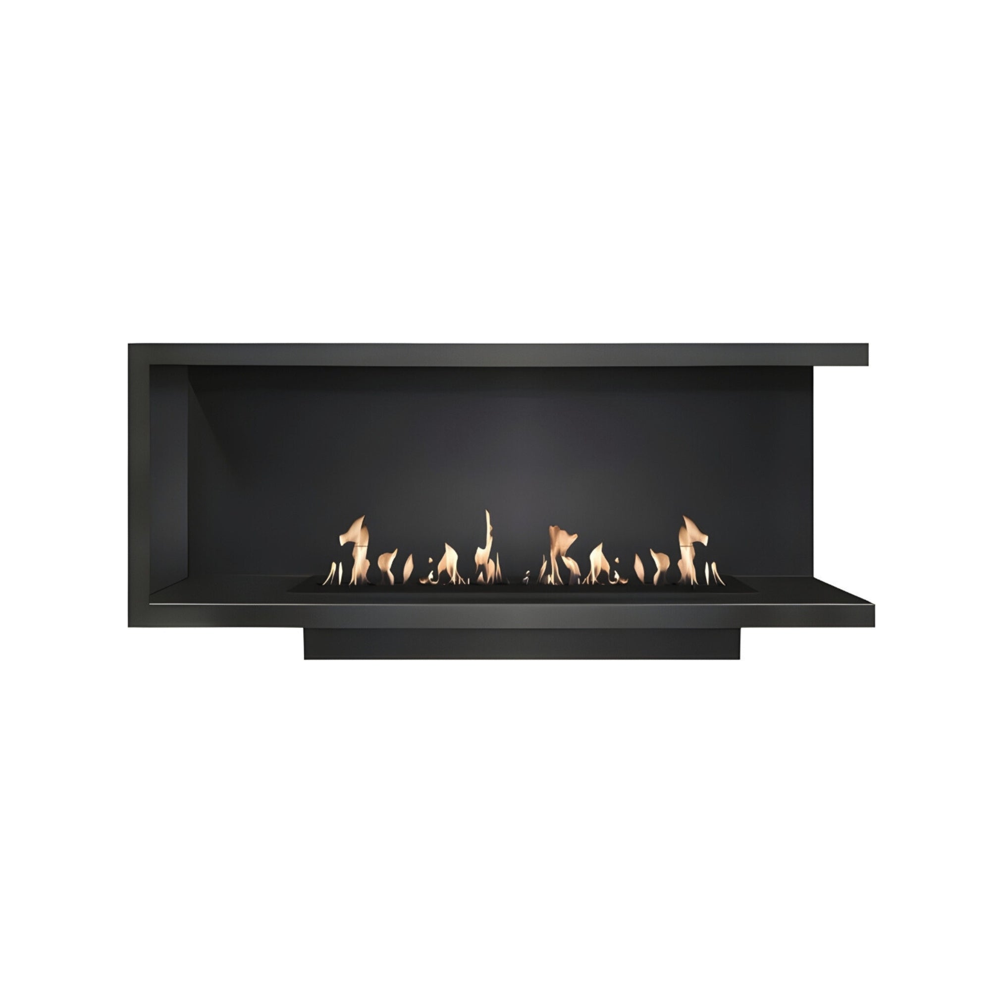 Base Rechts Inbouwhoekhaard 140 cm – afbeelding 4