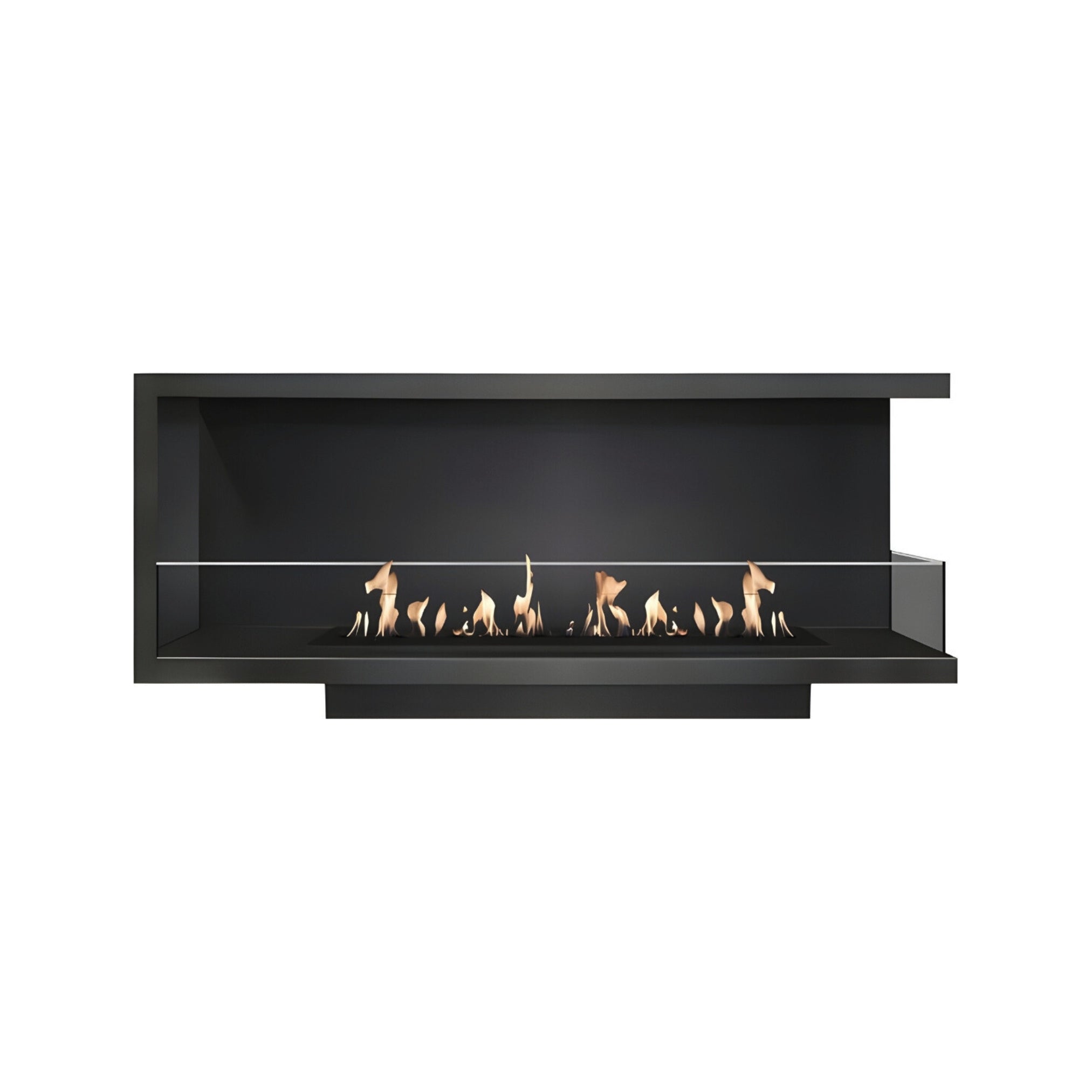 Base Rechts Inbouwhoekhaard 140 cm – afbeelding 1