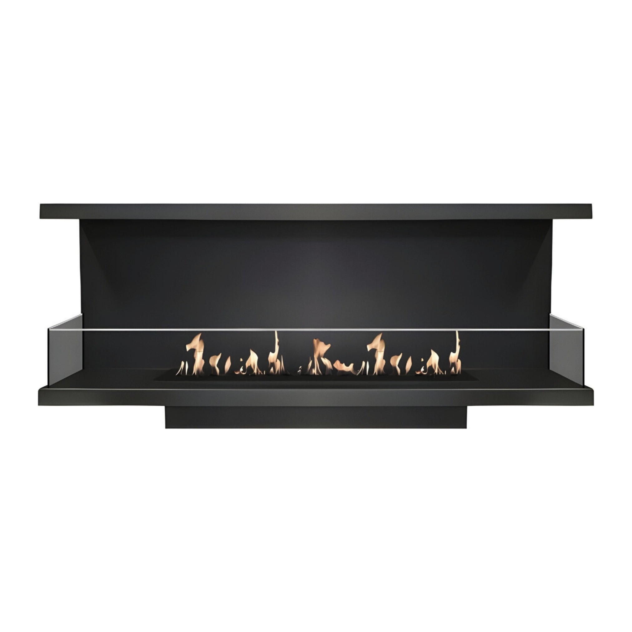 Made Driezijdig Inbouwhaard 160 cm – afbeelding 1