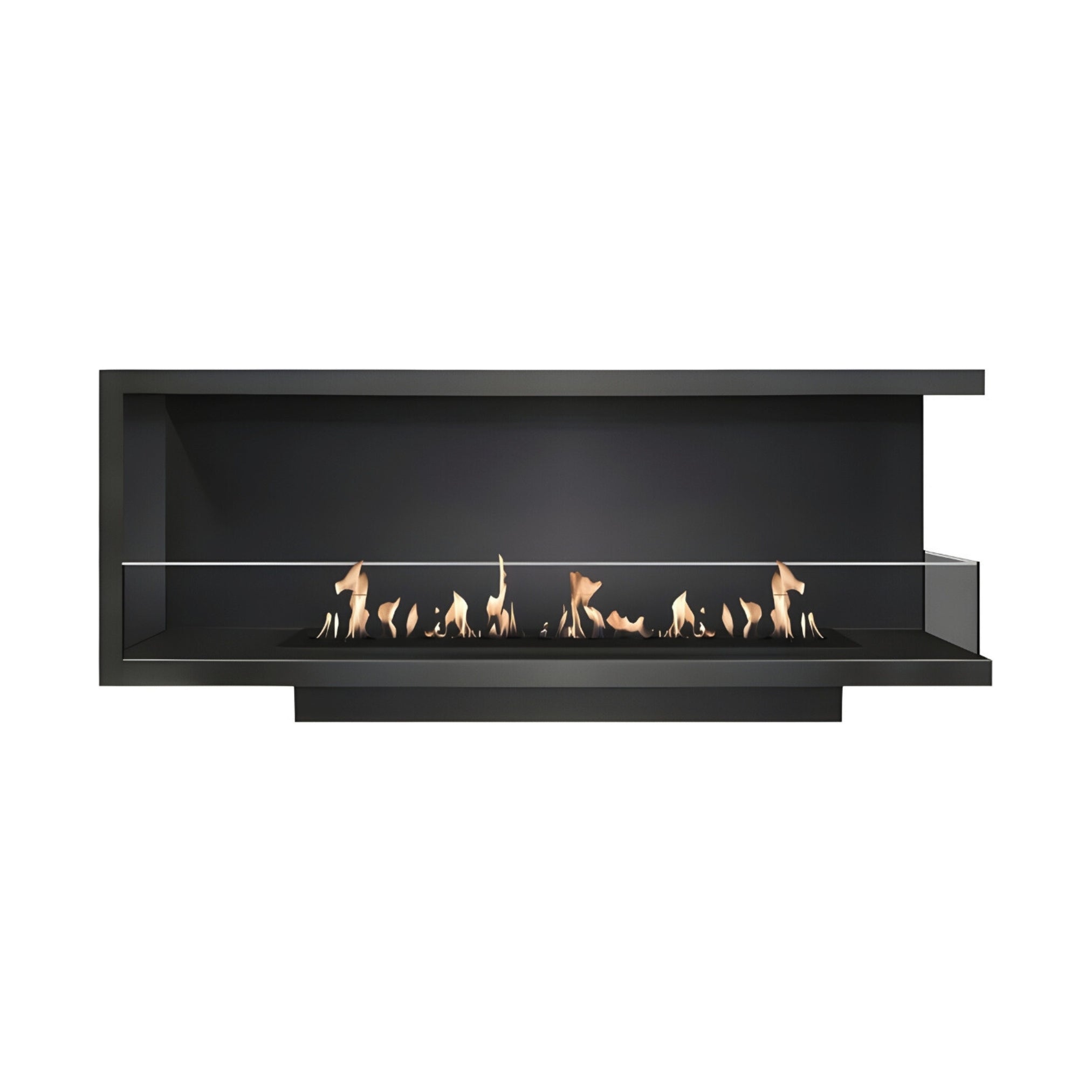 Base Rechts Inbouwhoekhaard 170 cm – afbeelding 1