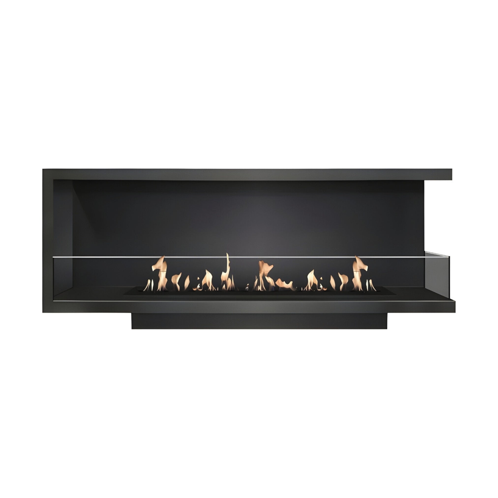 Base Rechts Inbouwhoekhaard 180 cm – afbeelding 1