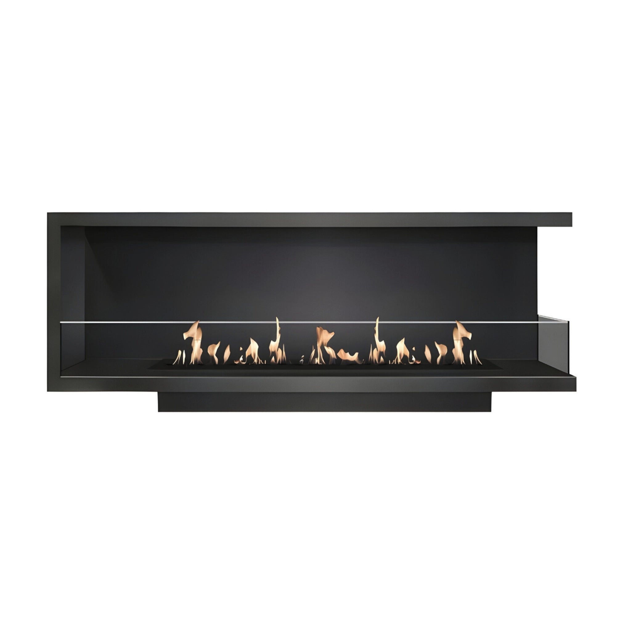Base Rechts Inbouwhoekhaard 190 cm – afbeelding 1
