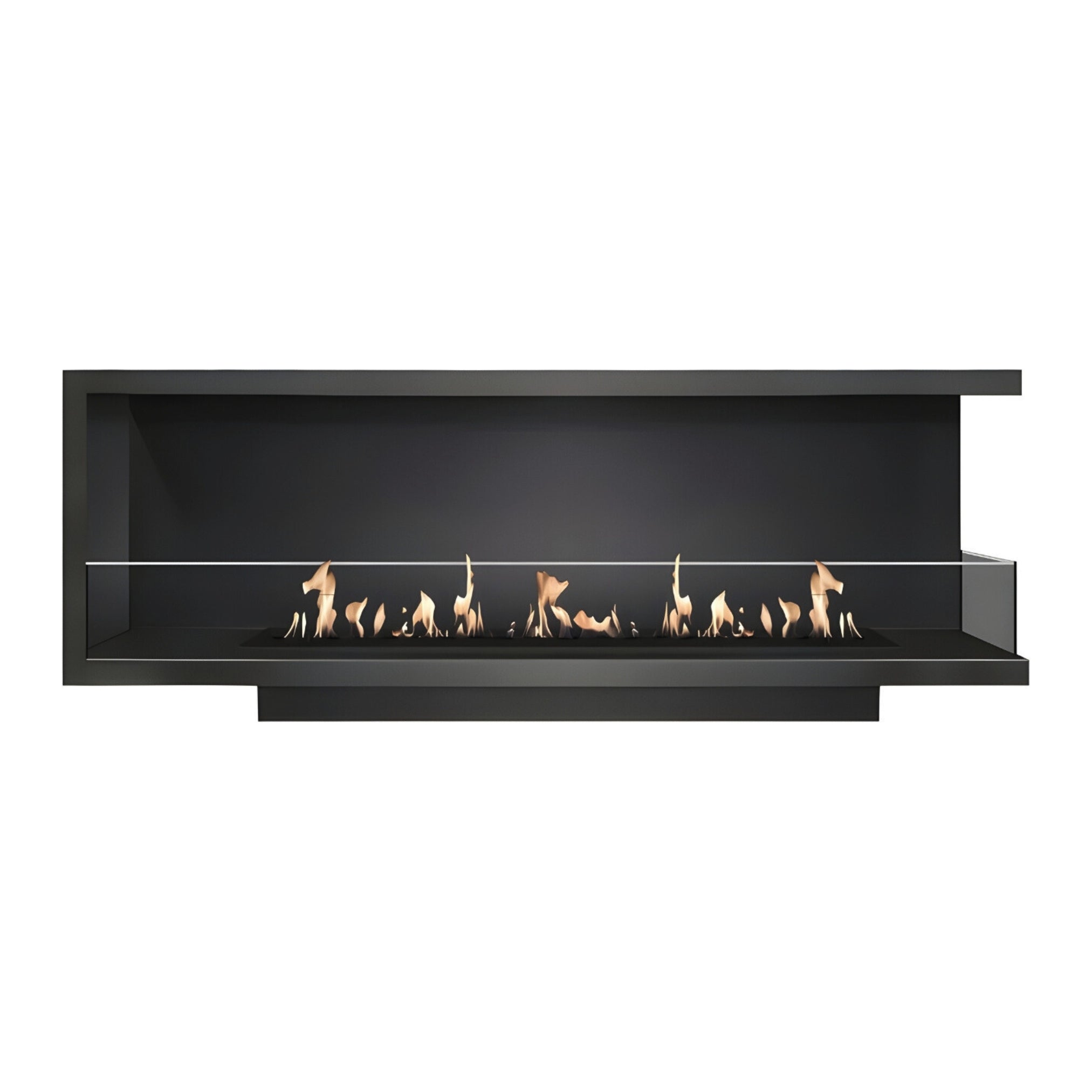 Base Rechts Inbouwhoekhaard 200 cm – afbeelding 1