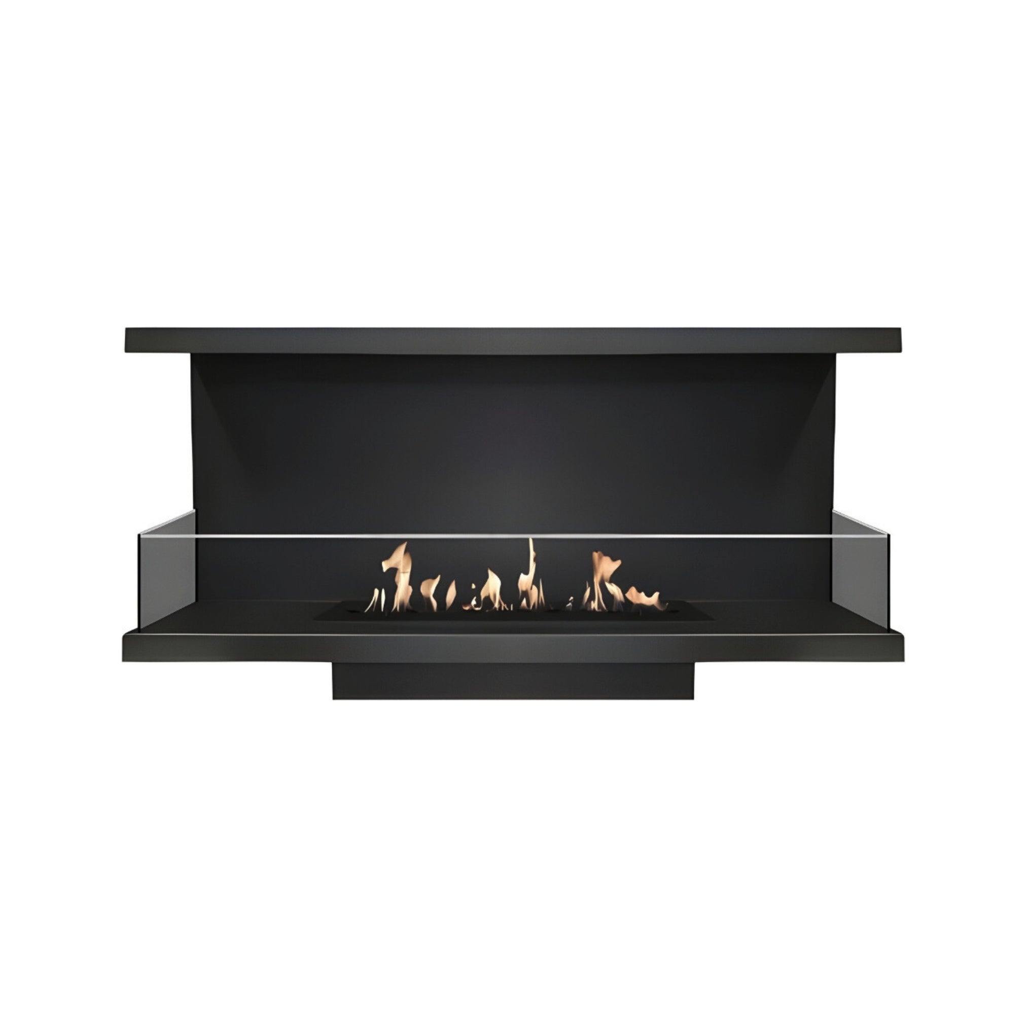 Made Driezijdig Inbouwhaard 70 cm – afbeelding 1