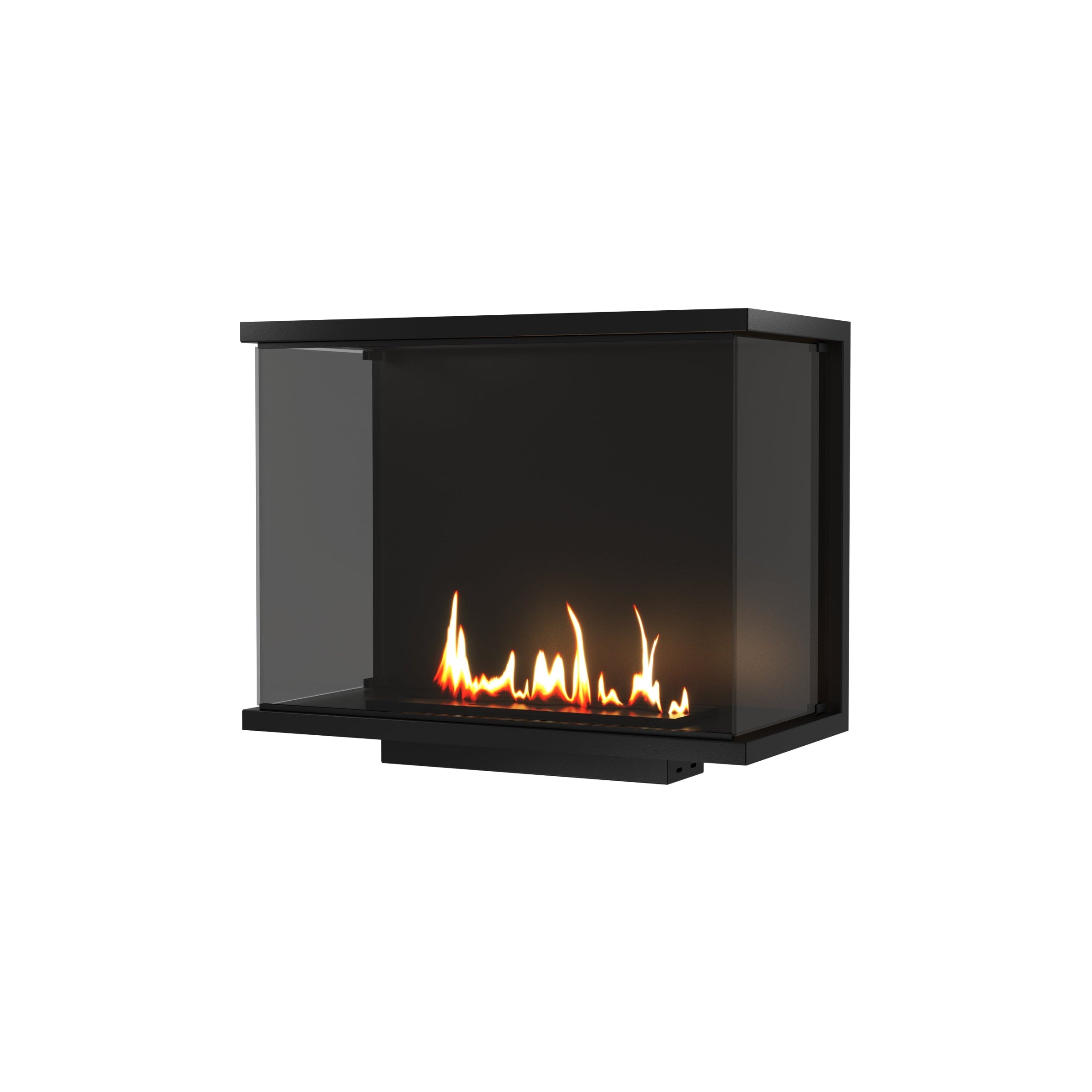 Made Driezijdig Inbouwhaard Volle Glas 80 cm – afbeelding 1