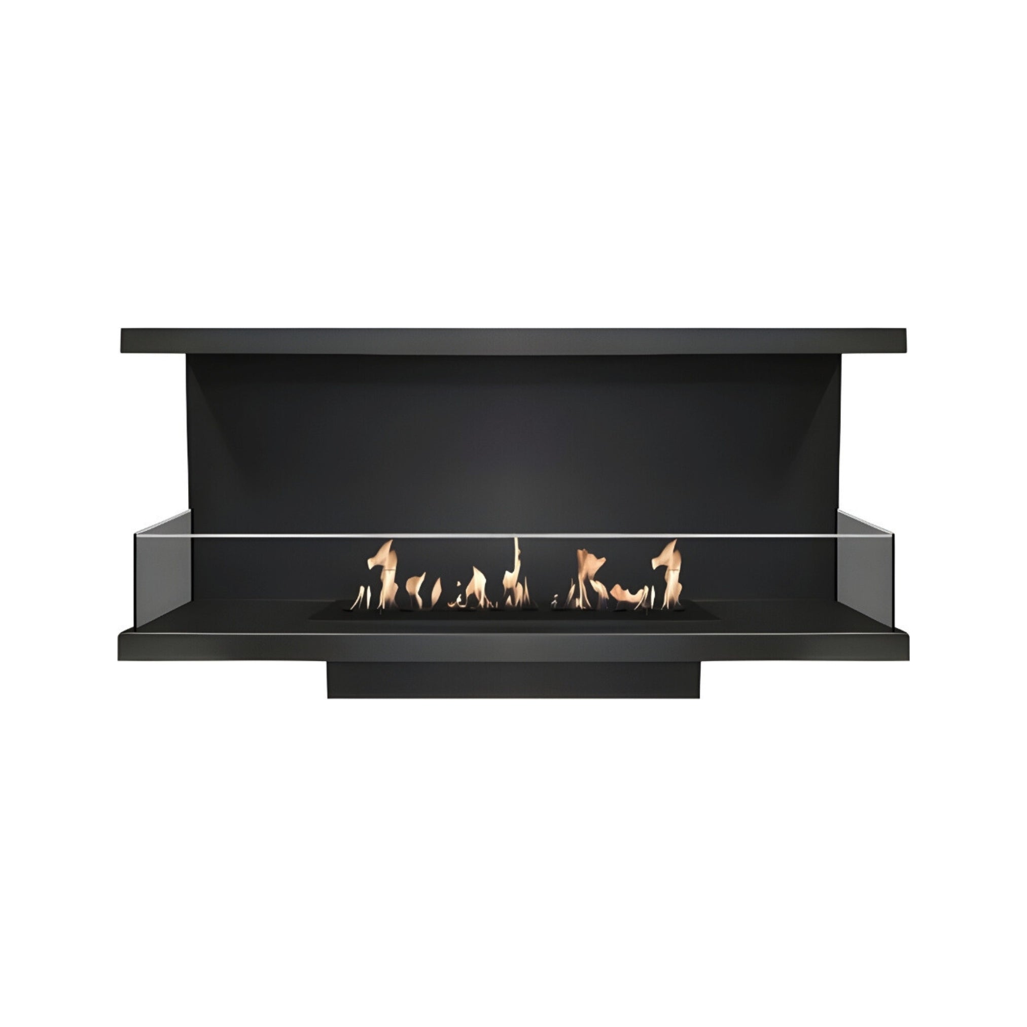 Made Driezijdig Inbouwhaard 80 cm – afbeelding 1