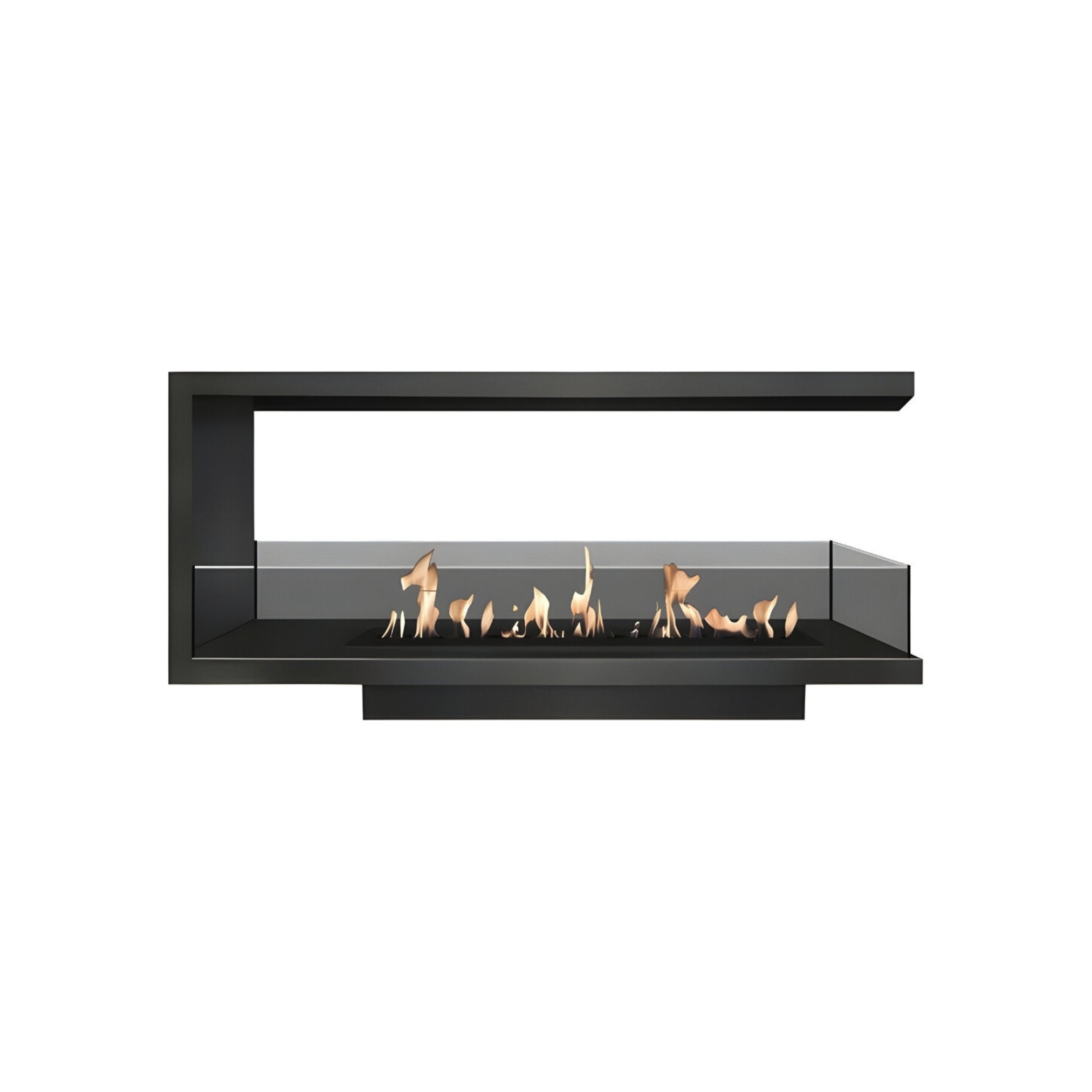 Saint U Vorm Driezijdig Inbouwhaard 80 cm – afbeelding 1